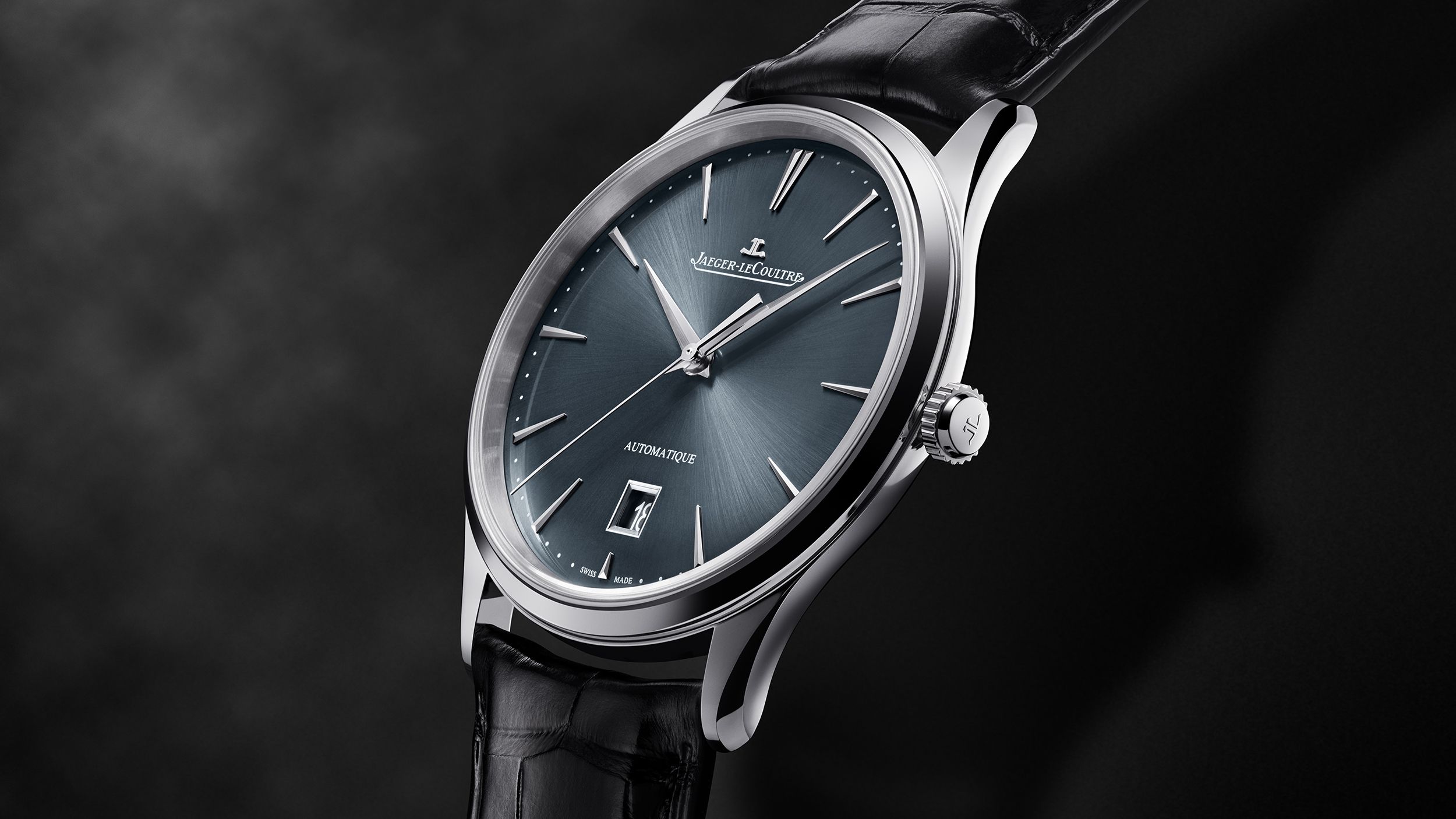 JaegerLeCoultre Master Ultra Thin Date Watch in Steel