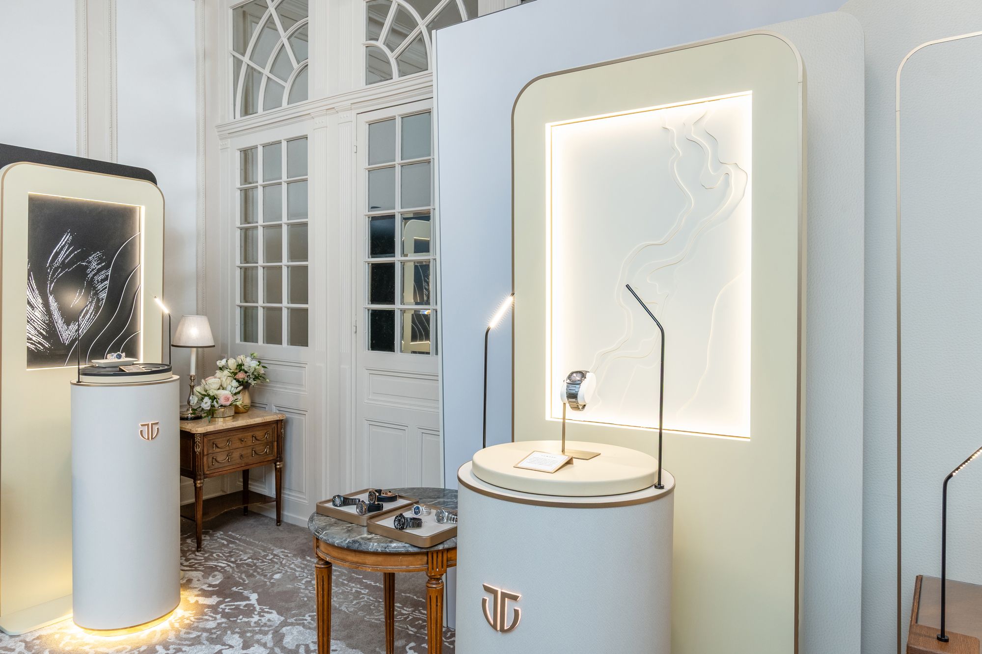 Titan luxury watch exhibition setup in Geneva highlighting Indian watchmaking presence globally