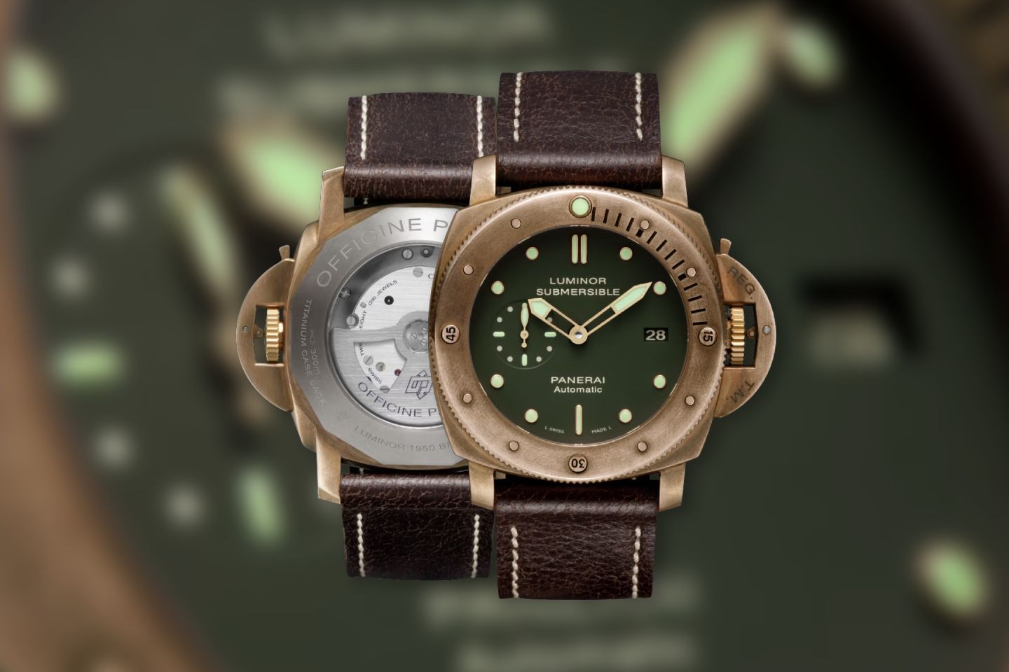 Luminor Submersible 1950 3 Days Automatic Bronzo, the PAM00382