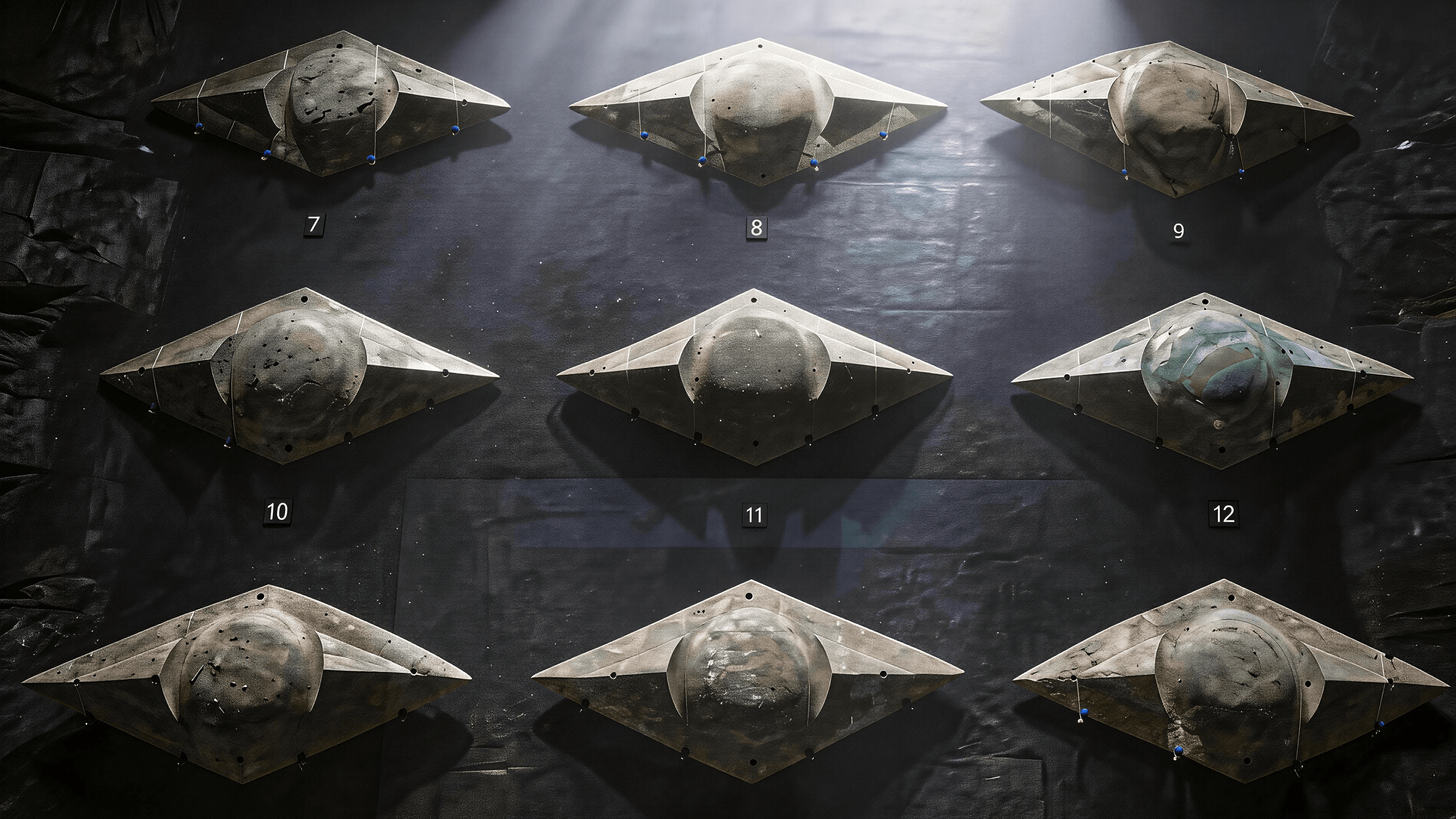 Ancient Sanxingdui bronze artefacts featuring eye shaped designs that inspired the BEHRENS Pupil Ultralight watch