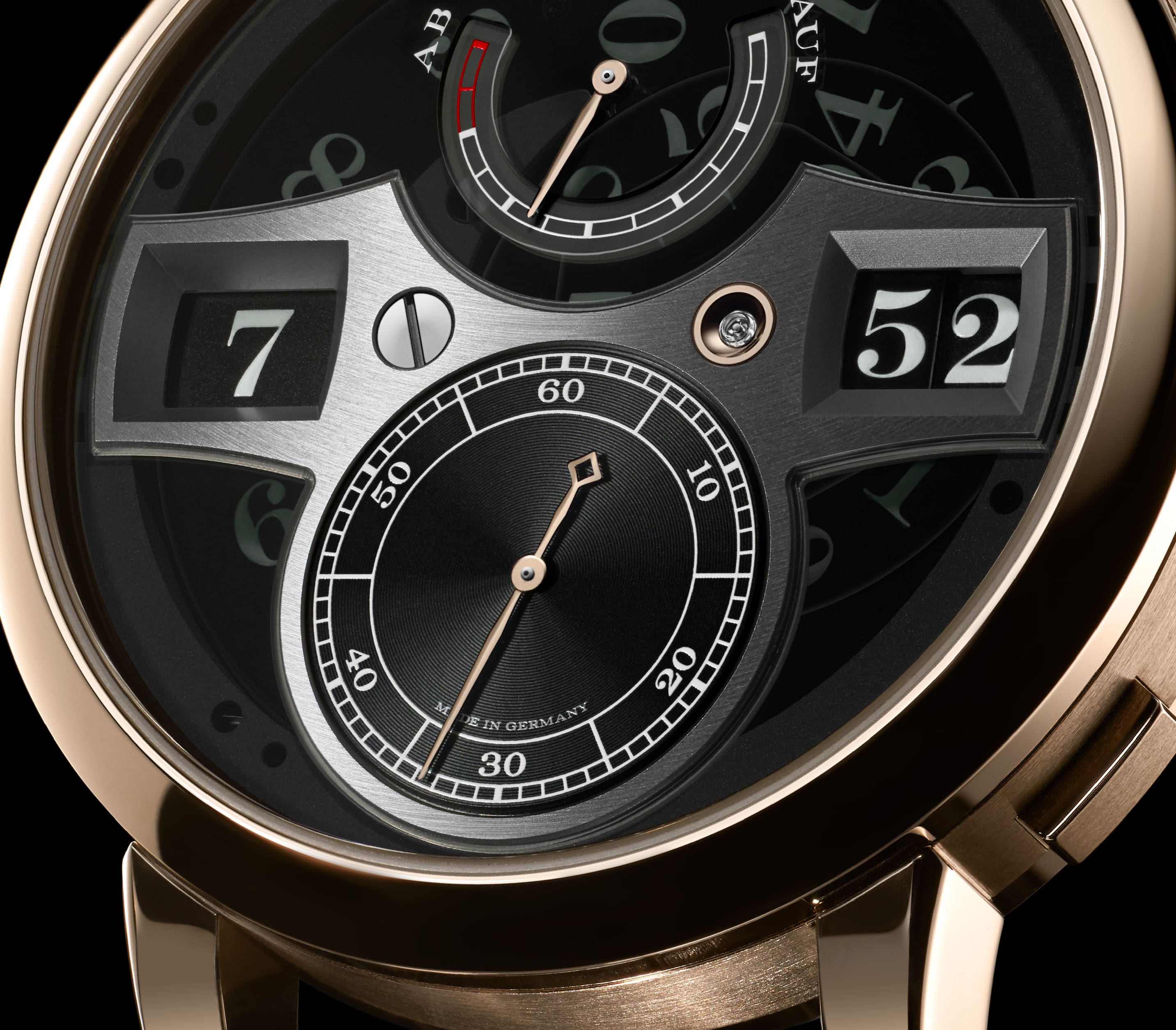 A. Lange & Söhne Dial Close-up