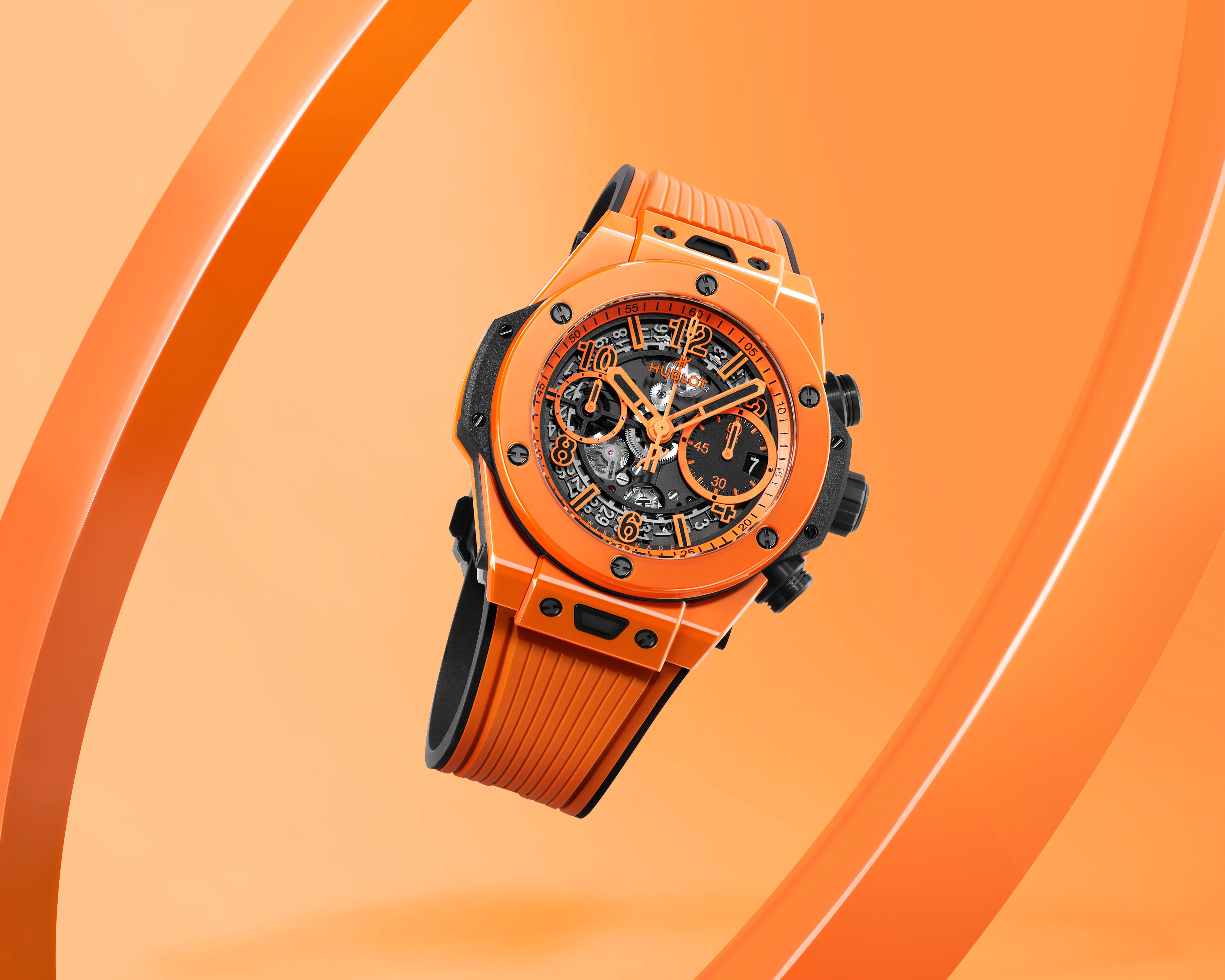 Watches and Wonders 2024: Hublot Makes A Funky Statement With The Big Bang Unico Orange Ceramic   