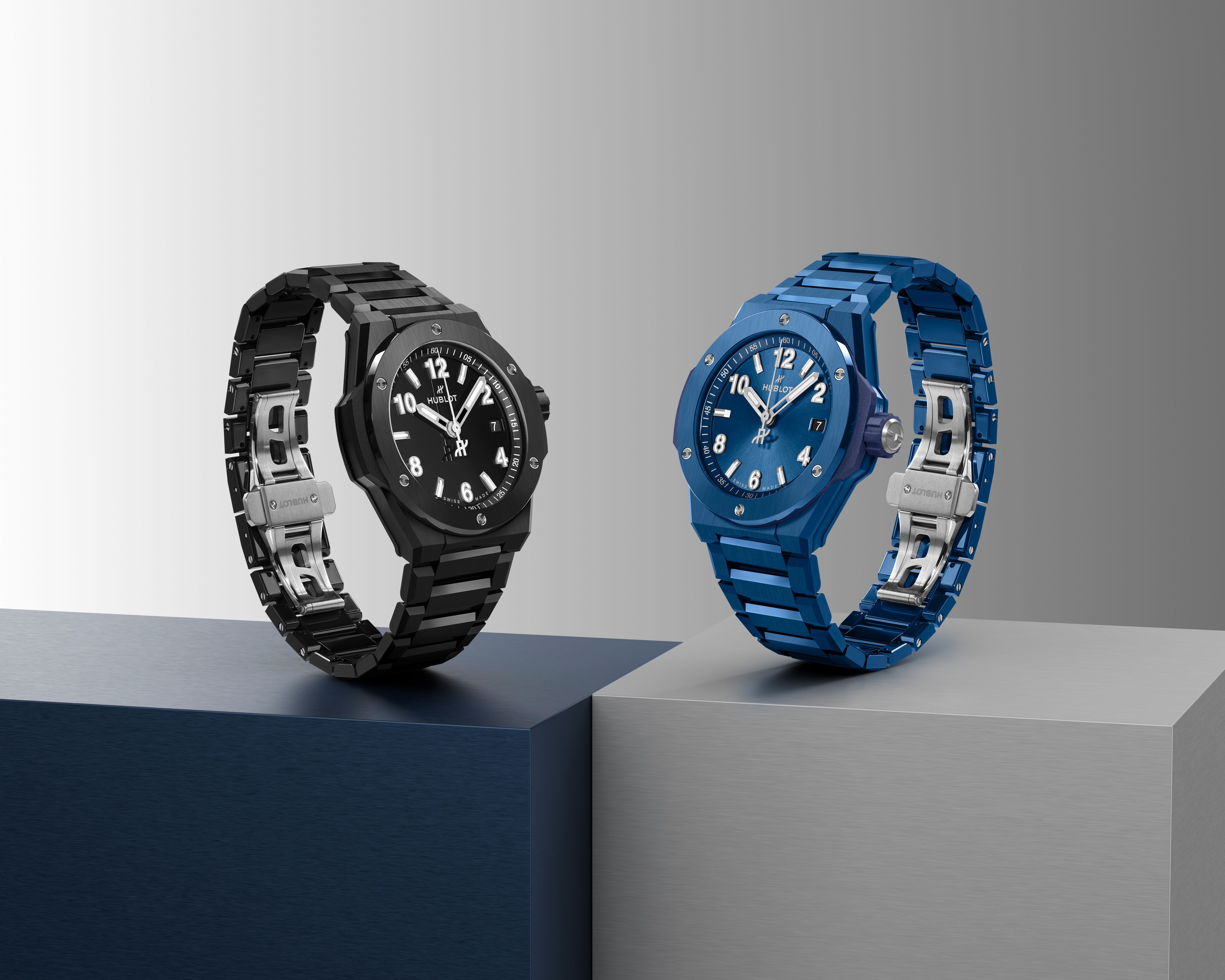 Ceramic variants of the Big Bang Integrated Time Only 38 mm series