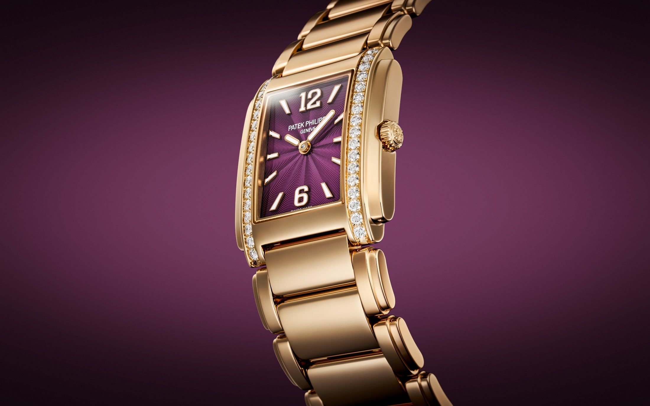 Patek Philippe is introduces a new version of the quartz cuff-style model in the Twenty-4 collection