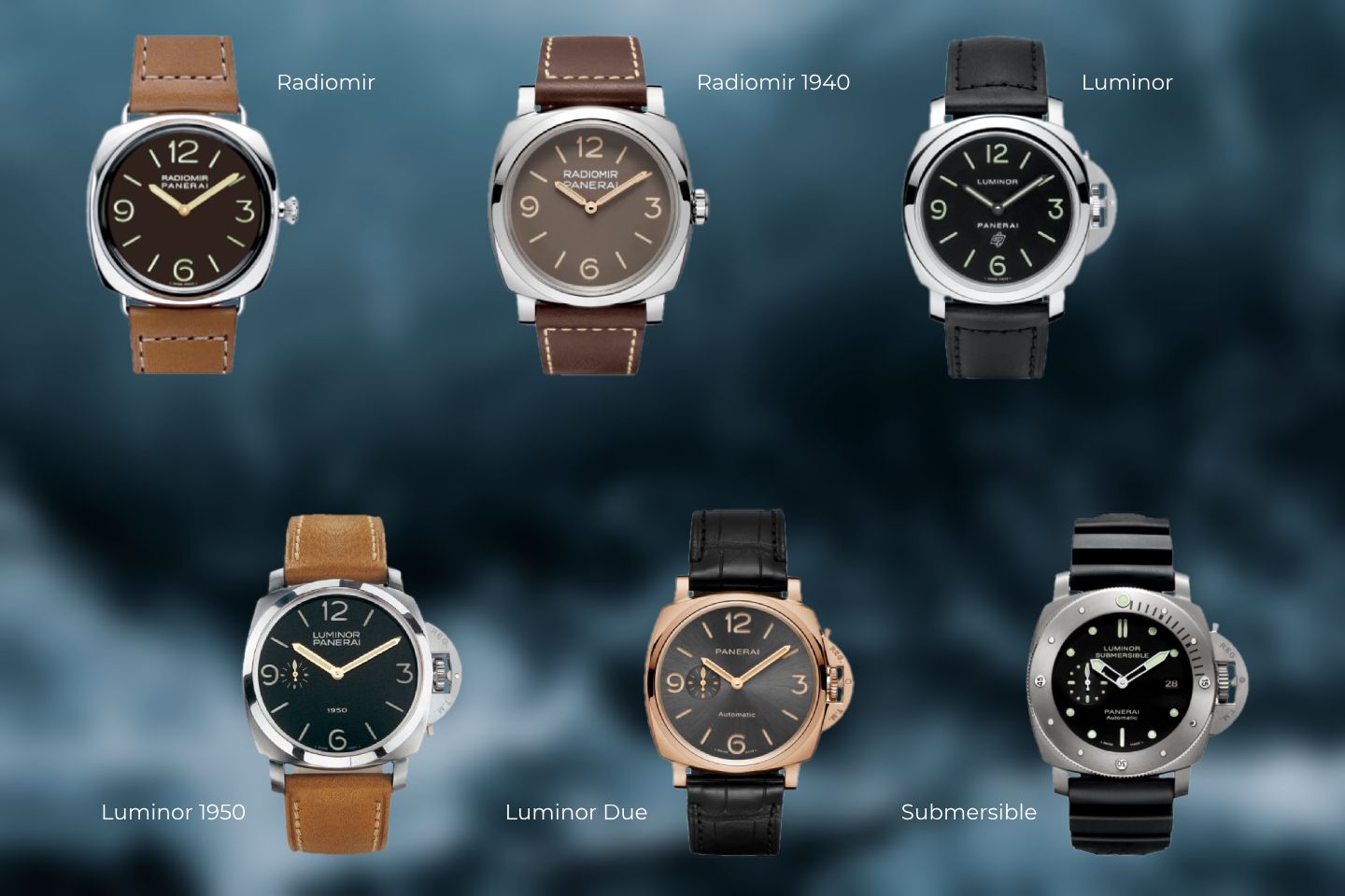 Panerai Collections and their timepiece examples