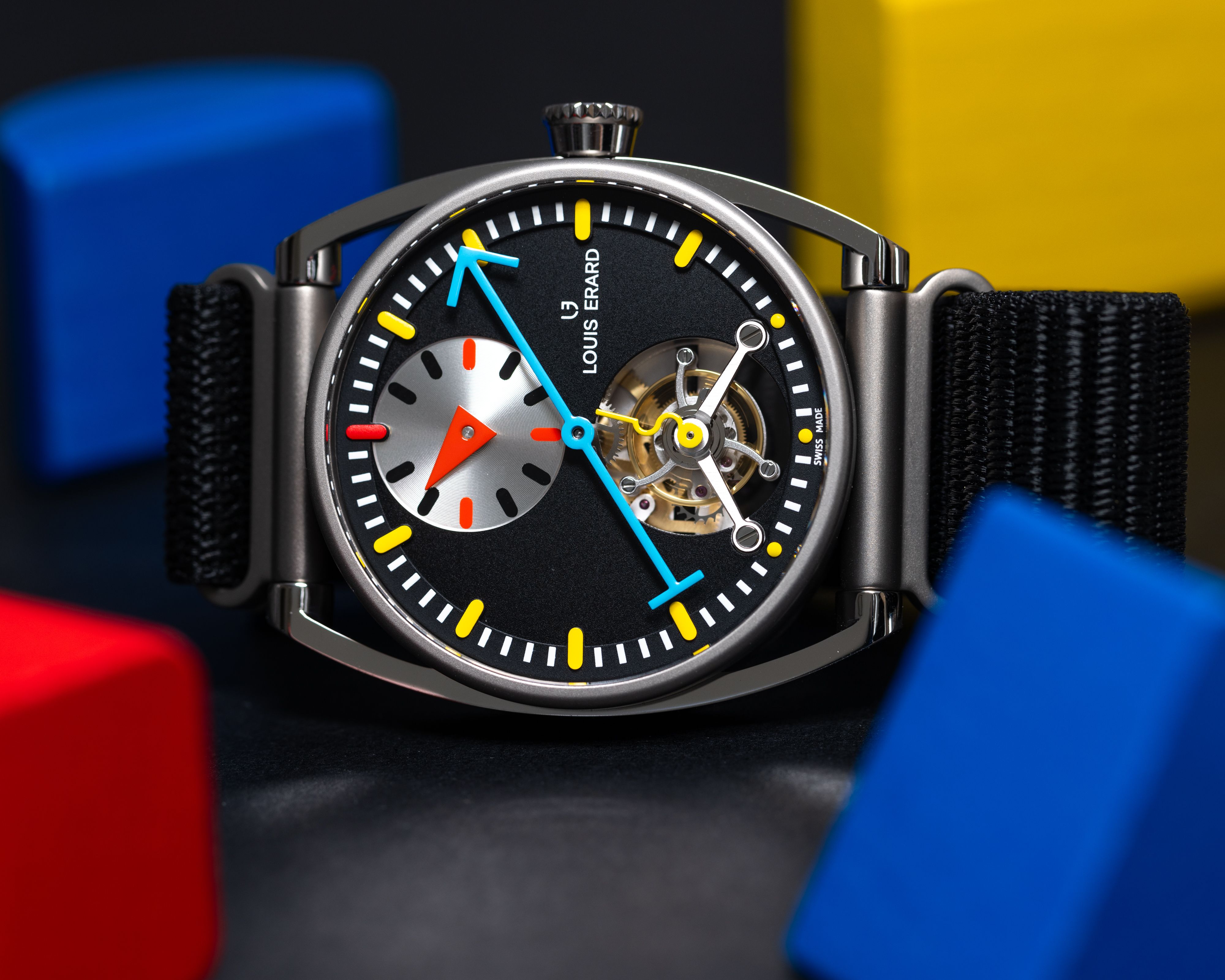 Le Régulateur Tourbillon Louis Erard x Alain Silberstein Black