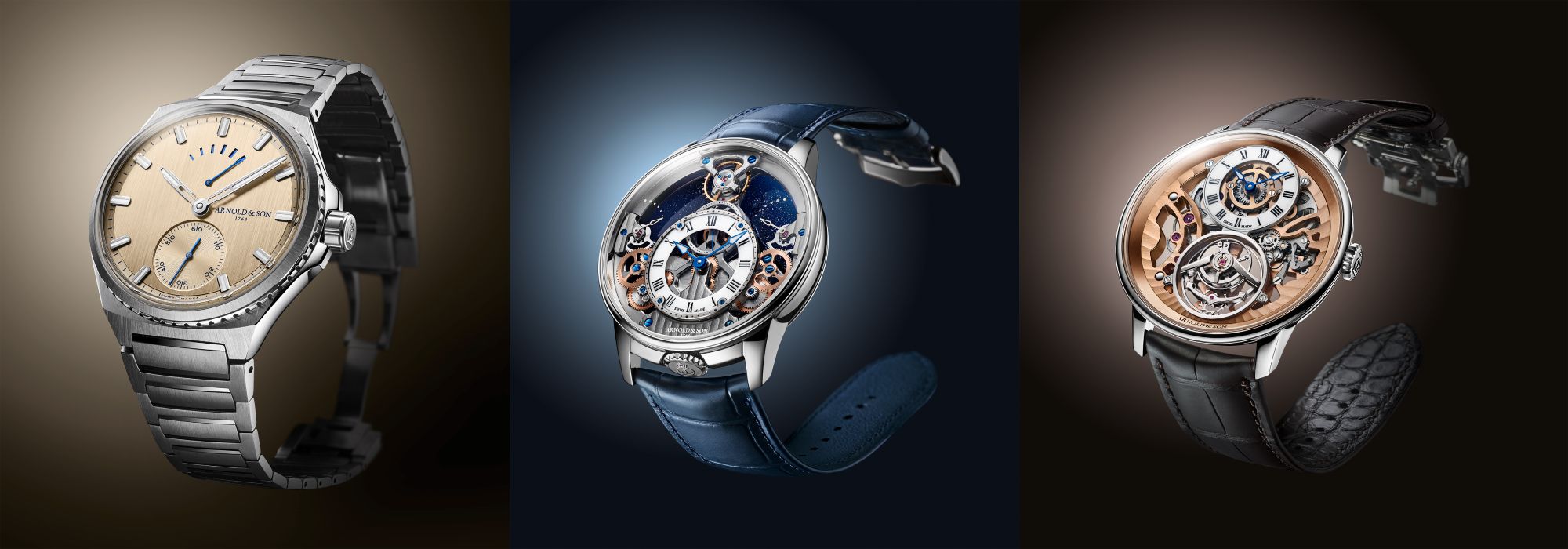 Watches and Wonders 2024: Arnold & Son Celebrates its 260th Year With A New Release Longitude Line And Additions To The Time Pyramid And Ultrathin Tourbillon Series