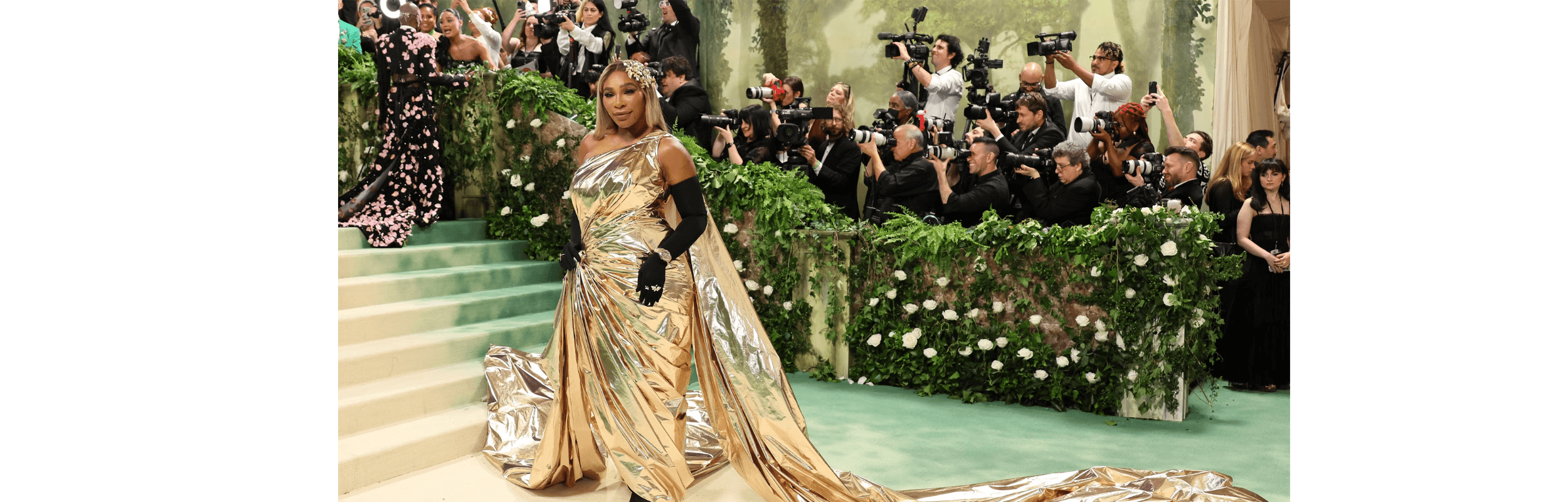 gold clock dress met gala 2024 MET GALA 2024