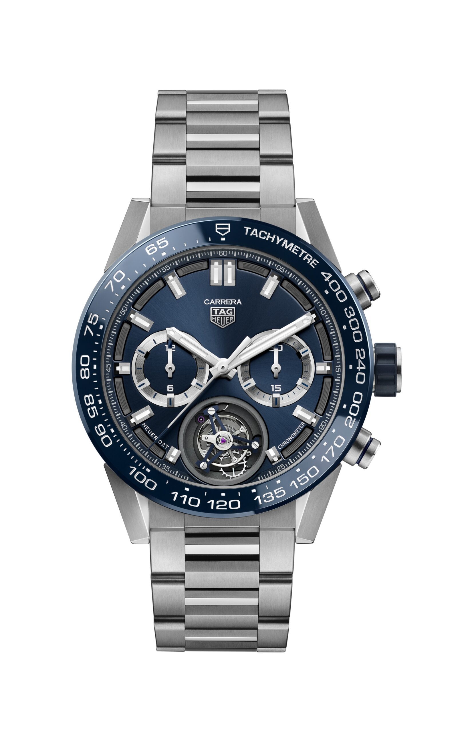 FEATURED: TAG Heuer Carrera Heuer 02T Chronograph Blue and Titanium