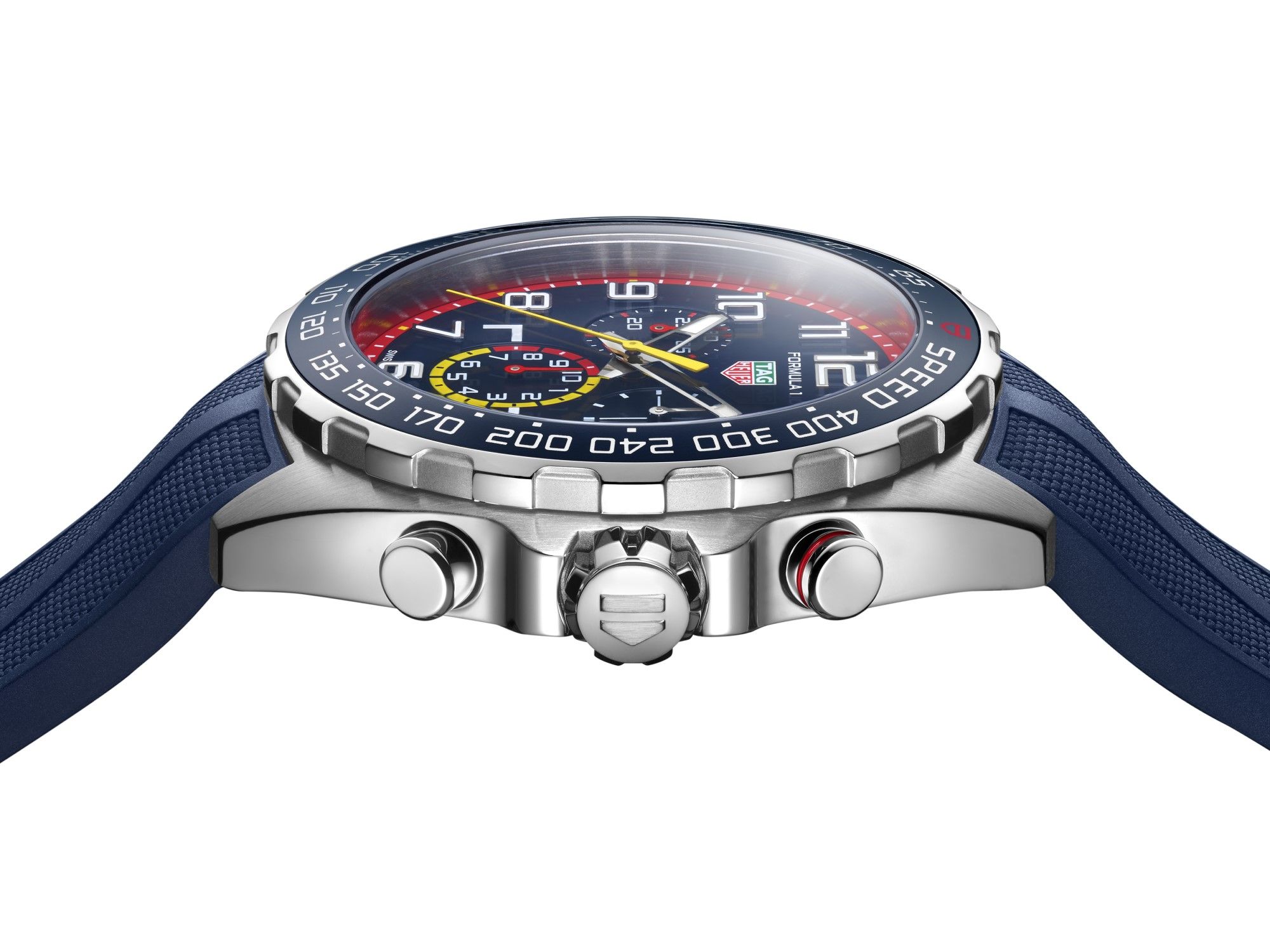 The words "RED BULL RACING FORMULA ONE TEAM SPECIAL EDITION" inscribed on the watch's caseback. 