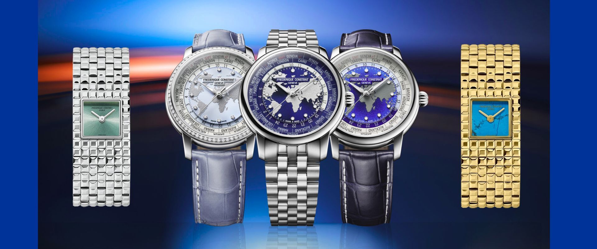 Frederique Constant 2026: Worldtimer & Manchette