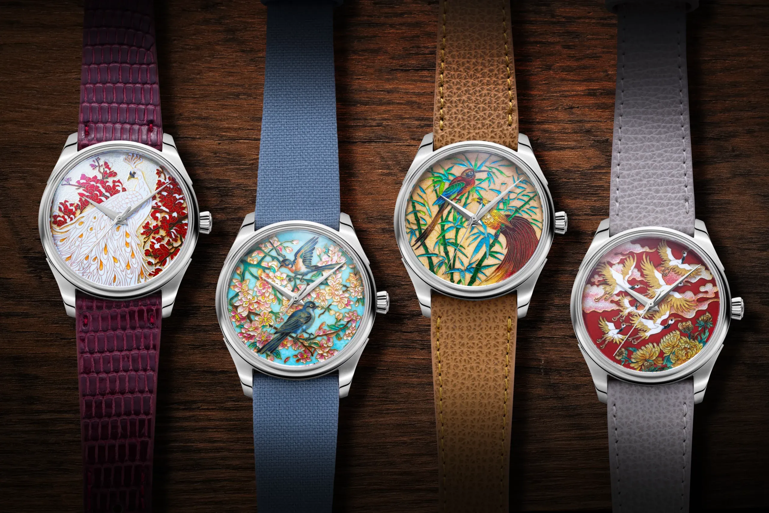 Celadon Cloisonné Enamel Imperial Four Nobles.webp
