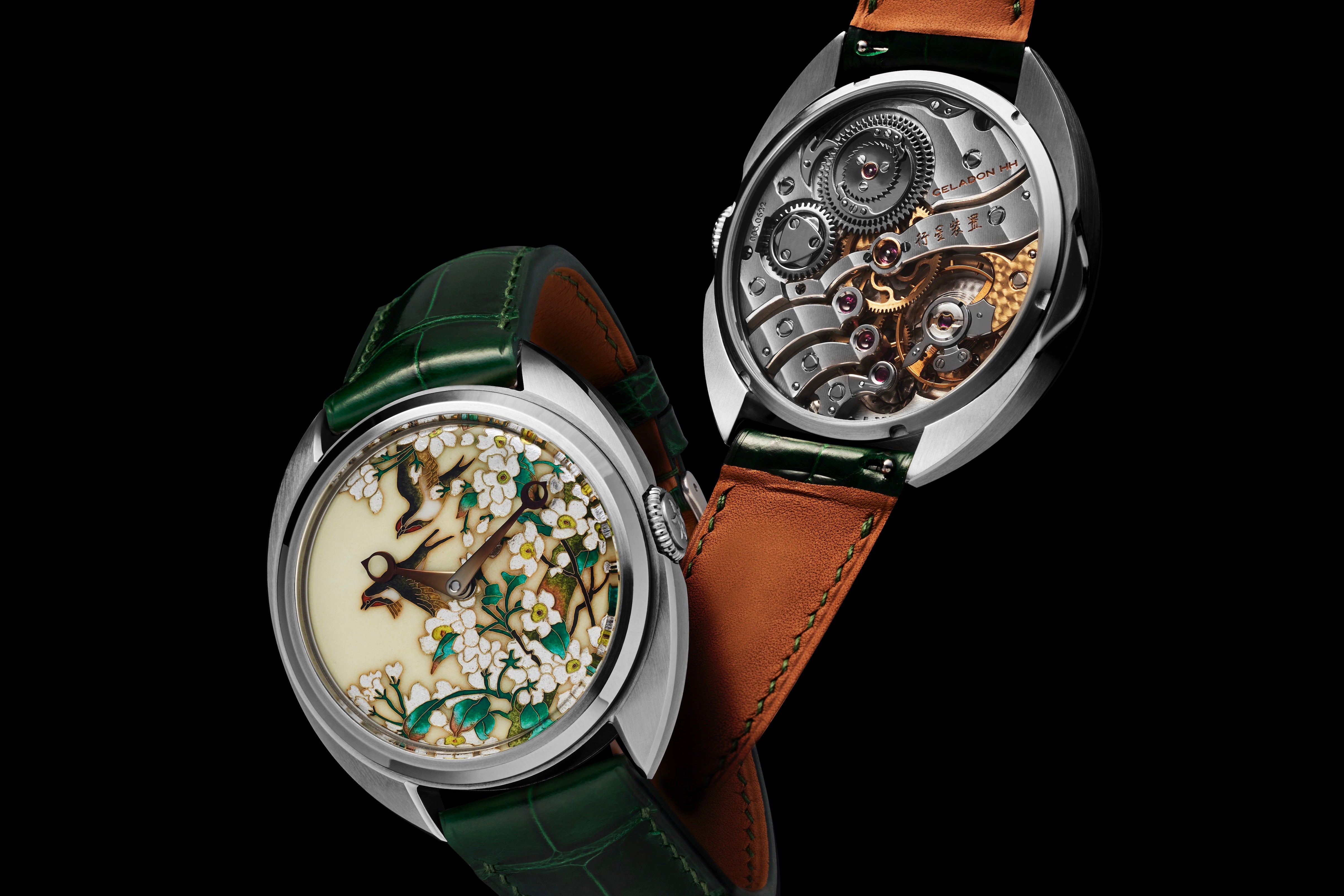 Century Cloisonné Duo of Swallows watch.jpg