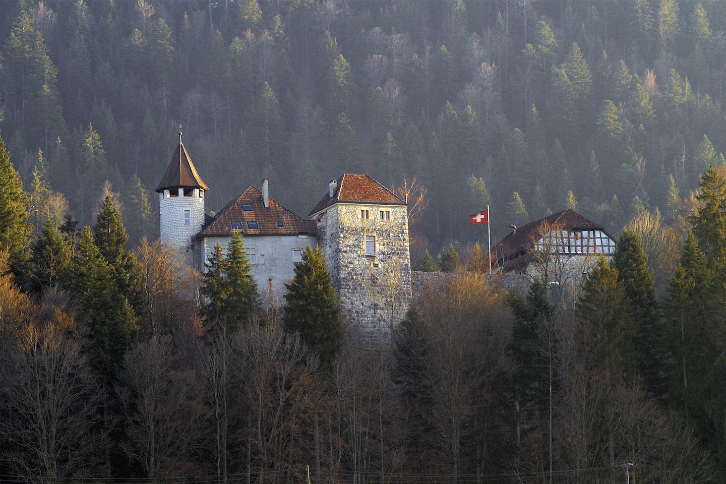 Bovet’s home: Château de Môtiers, Switzerland 