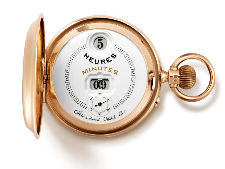 The first IWC pocket watch with Pallweber movement