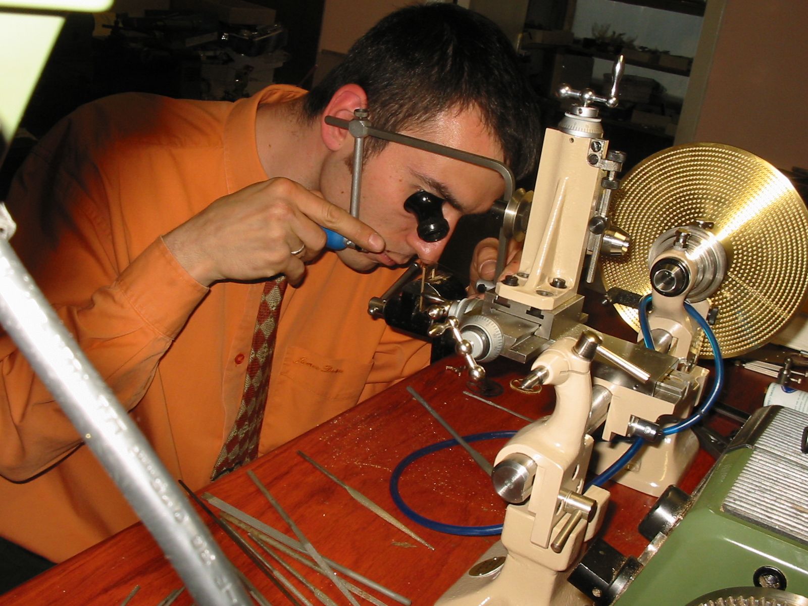 Konstantin Chaykin Working on a Watch