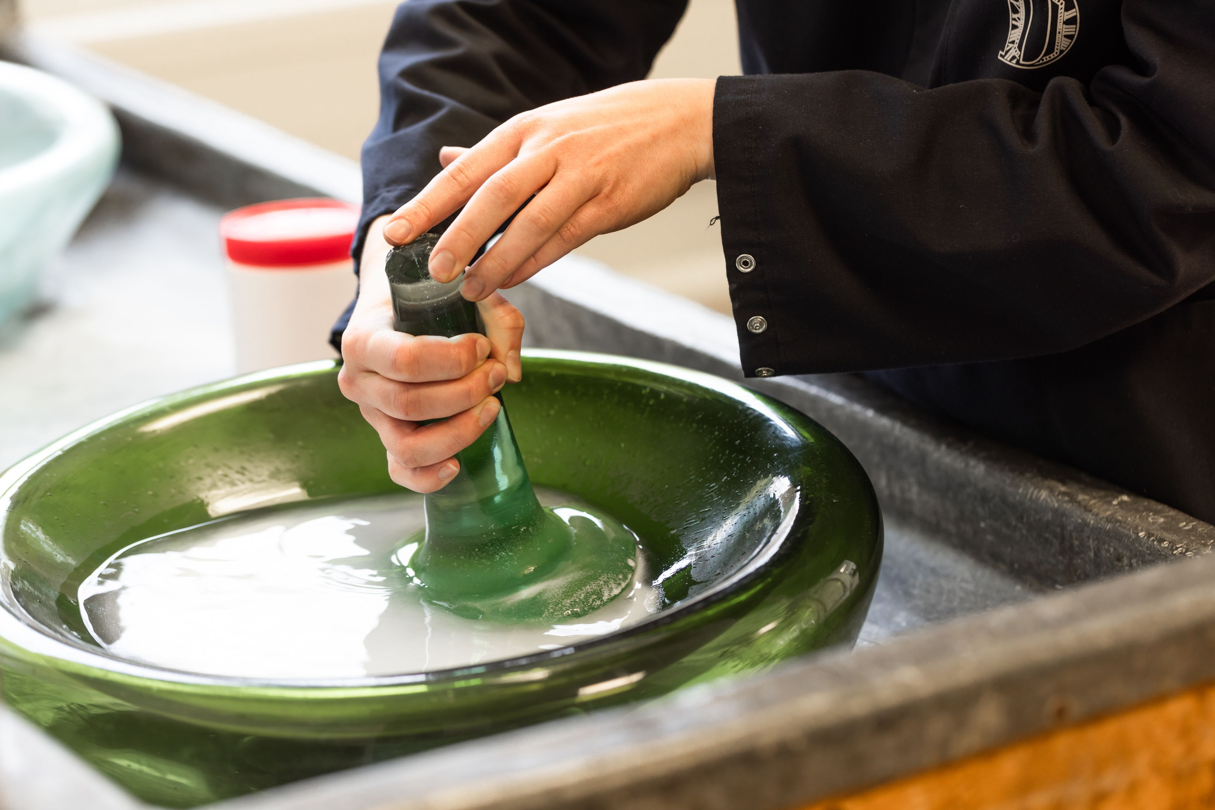 The grand feu enameling technique