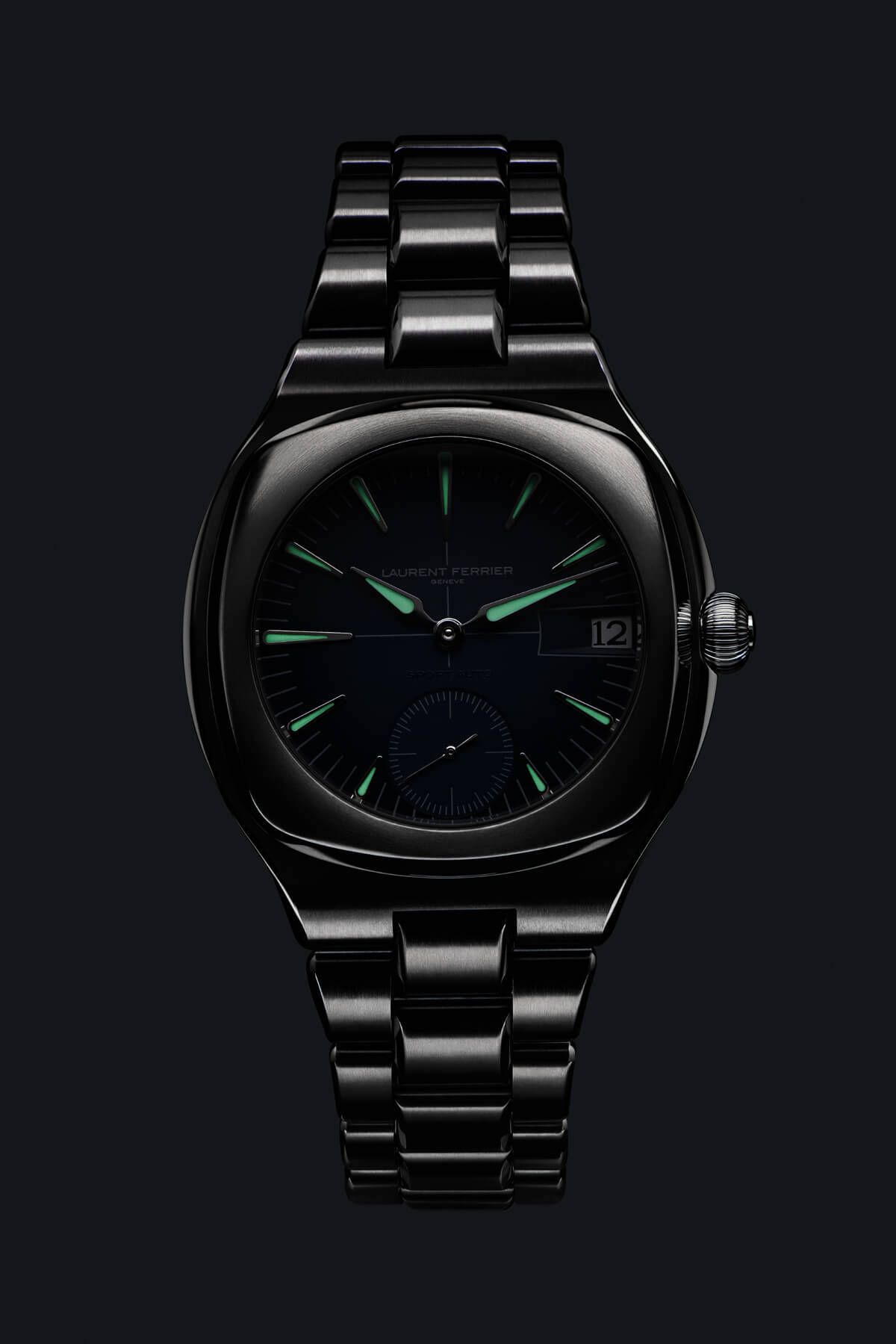Laurent Ferrier drop-shaped with green | The Hour Markers
