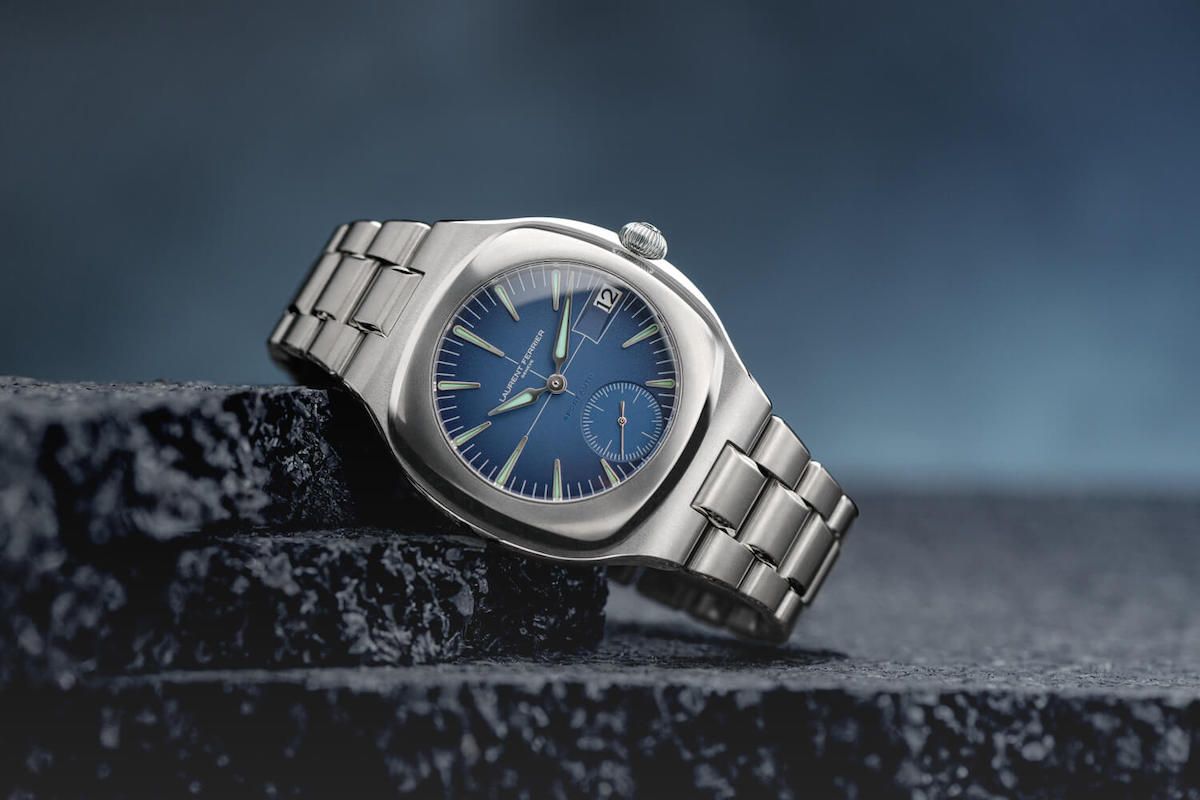 Laurent Ferrier Sport Auto Blue Watch | The Hour Markers