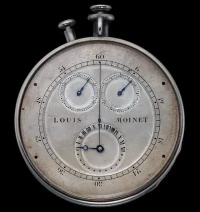 The first chronograph ever invented by Louis Moinet