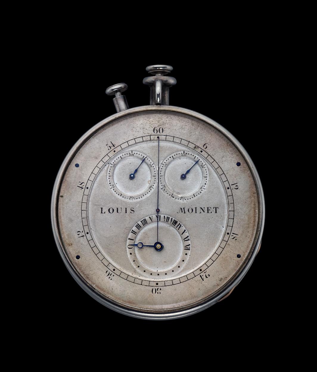 Louis Moinet's ‘Compteur de Tierces’ was the world’s first chronograph and the inceptive high-frequency timepiece. The work on it was started in 1815 and completed in 1816