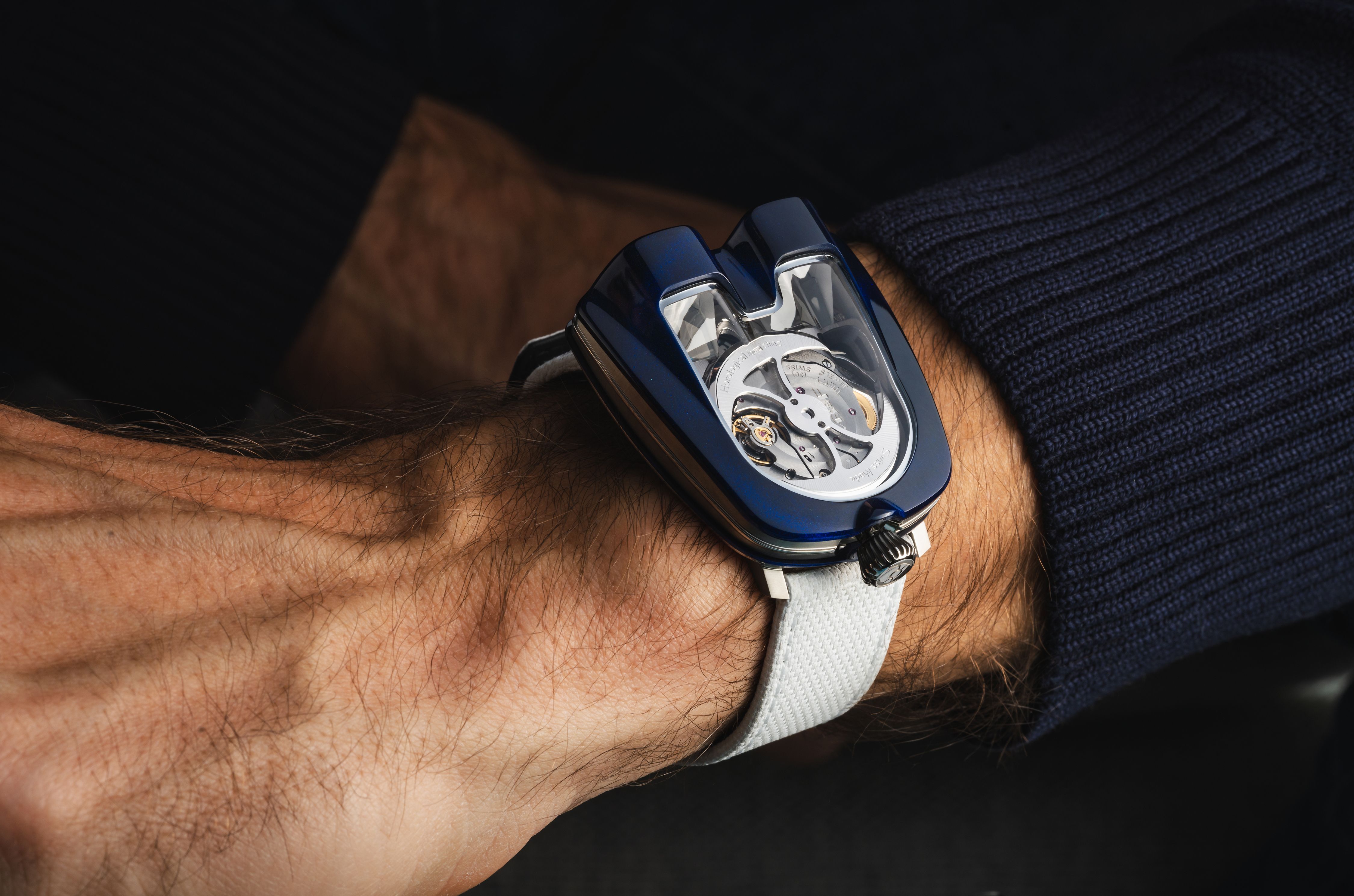 The MB&F HM8 Mark 2 Blue Edition is limited to 33 pieces