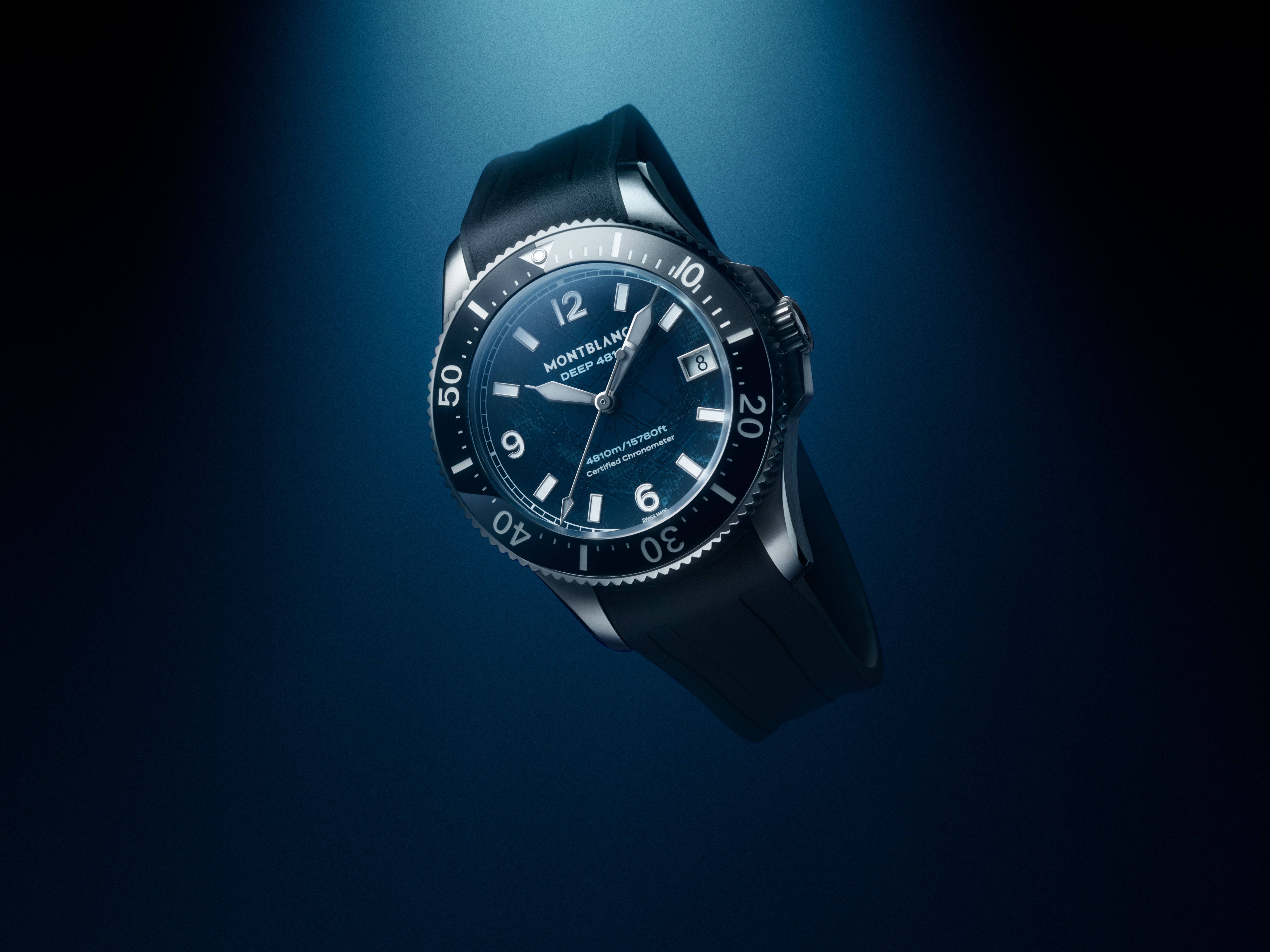 Watches And Wonders 2024: Montblanc Introduces The Extremely Submersible Iced Sea 0 Oxygen Deep 4810 Dive Watch