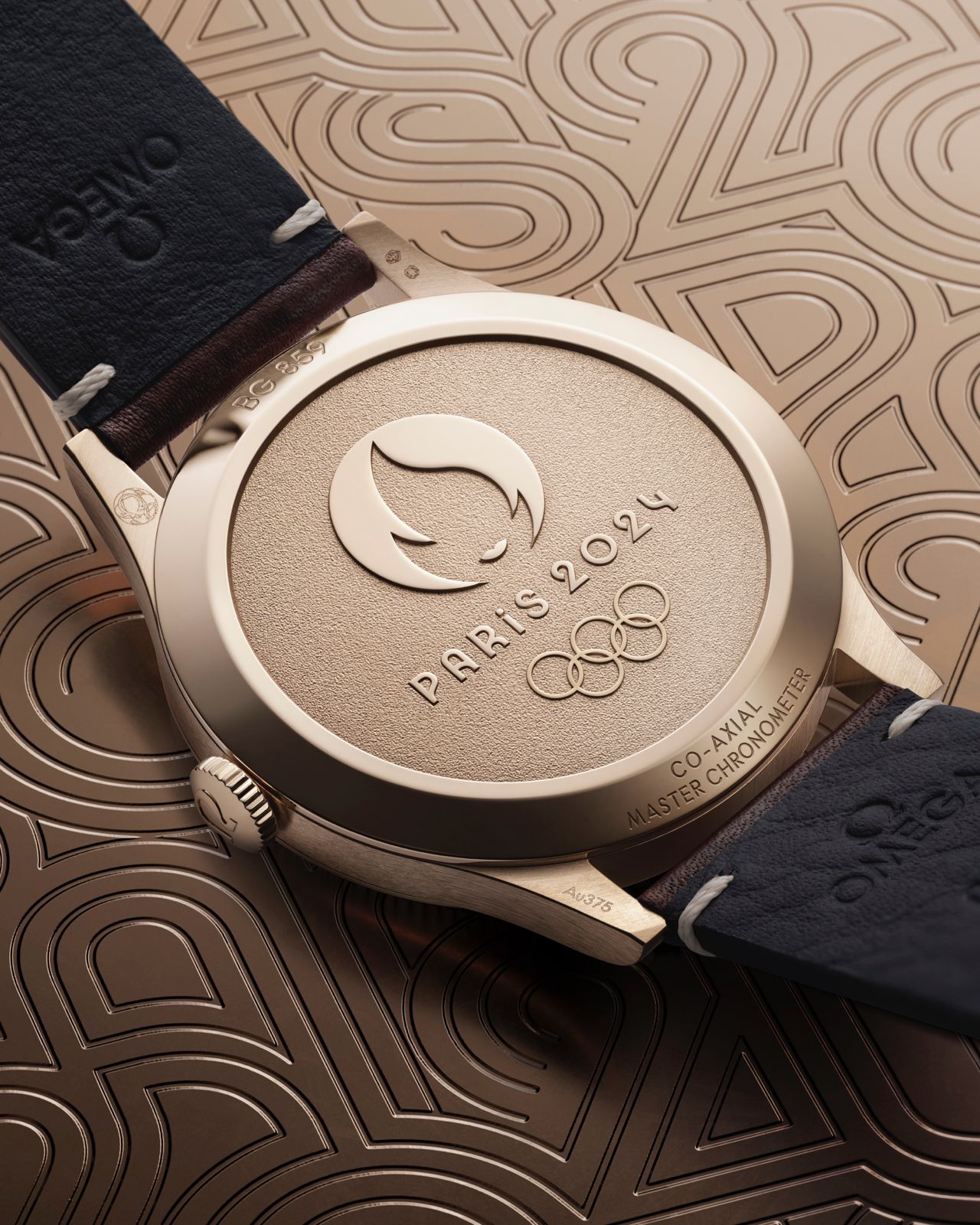 OMEGA Paris 2024 Bronze Gold Edition Caseback