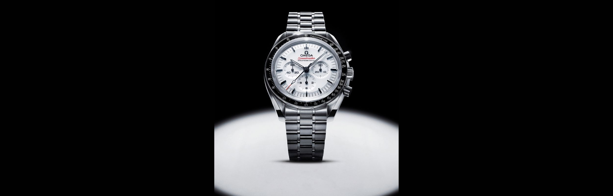 The Iconic OMEGA Speedmaster Moonwatch Gets a Stellar White Dial Edition