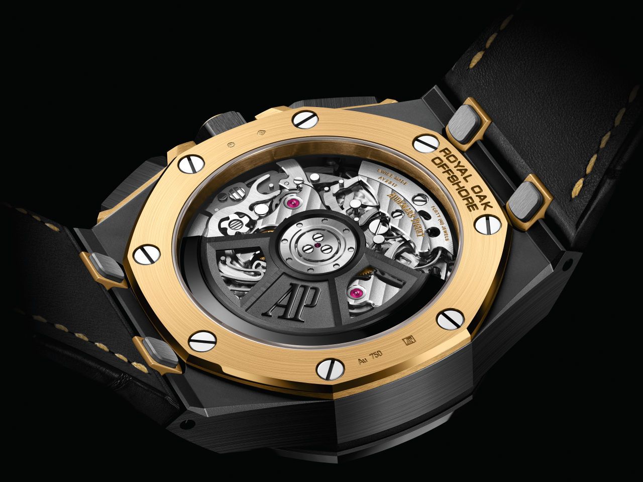 Royal Oak Offshore Selfwinding Chronograph in Black Ceramic and Yellow Gold 