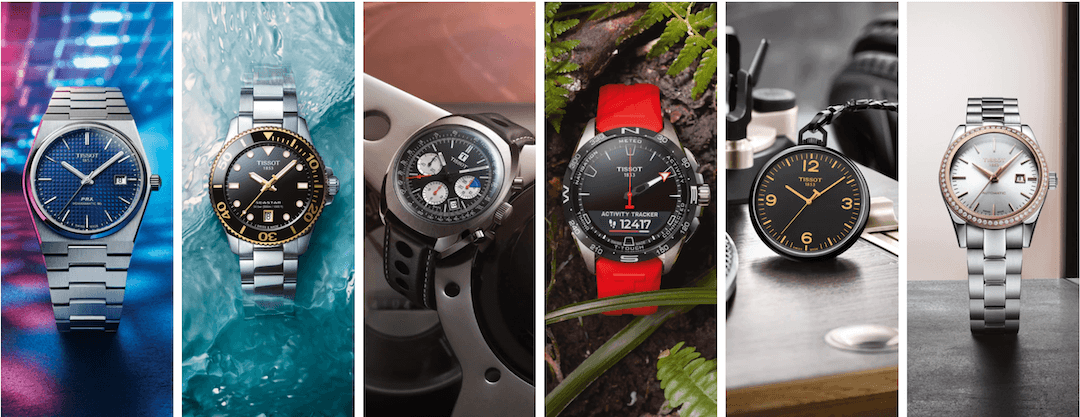 Tissot’s current category lineup 