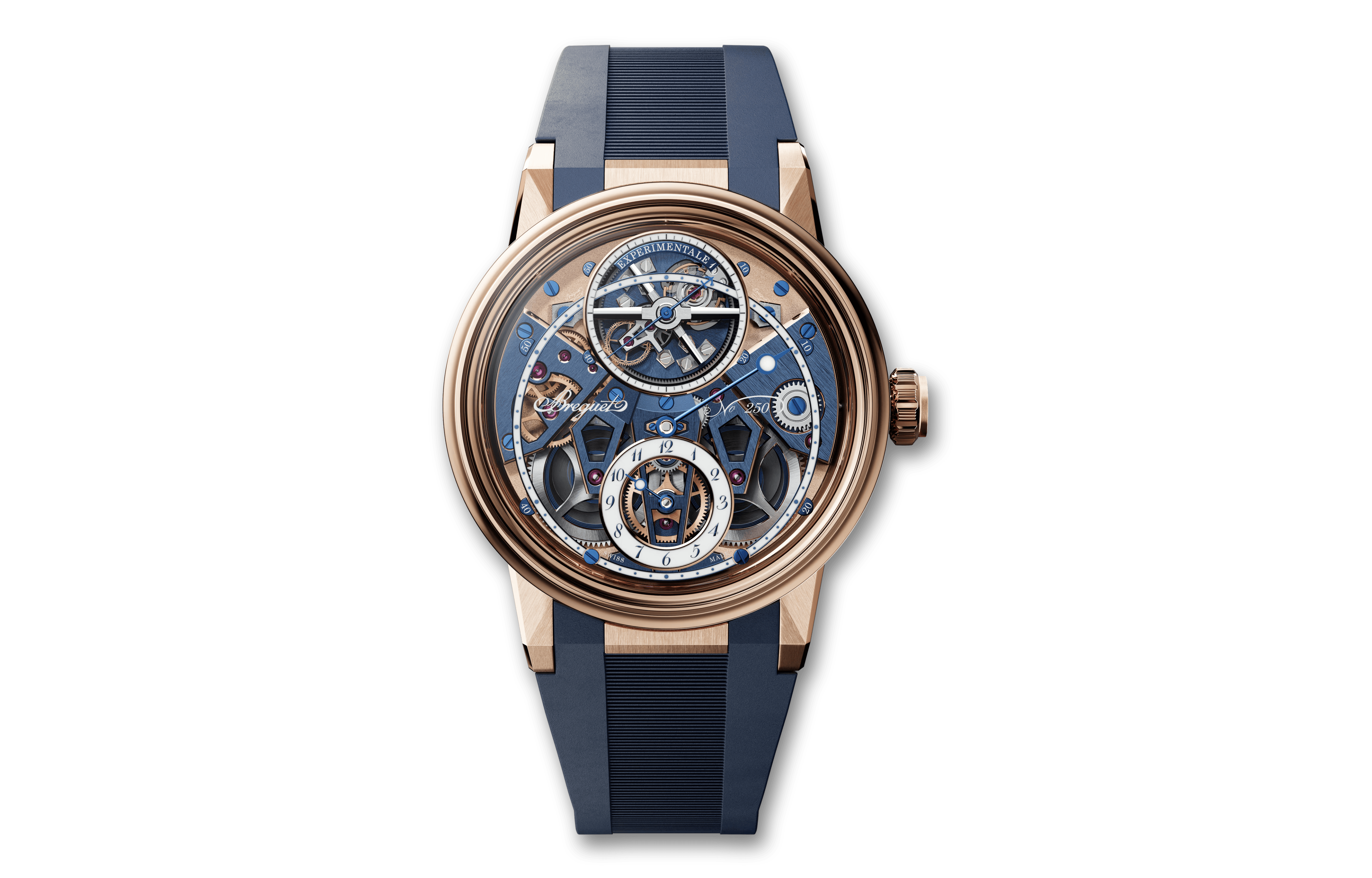 Breguet Expérimentale 1 featuring the revolutionary 10 Hz magnetic tourbillon escapement and Caliber 7250 for next-generation precision watchmaking