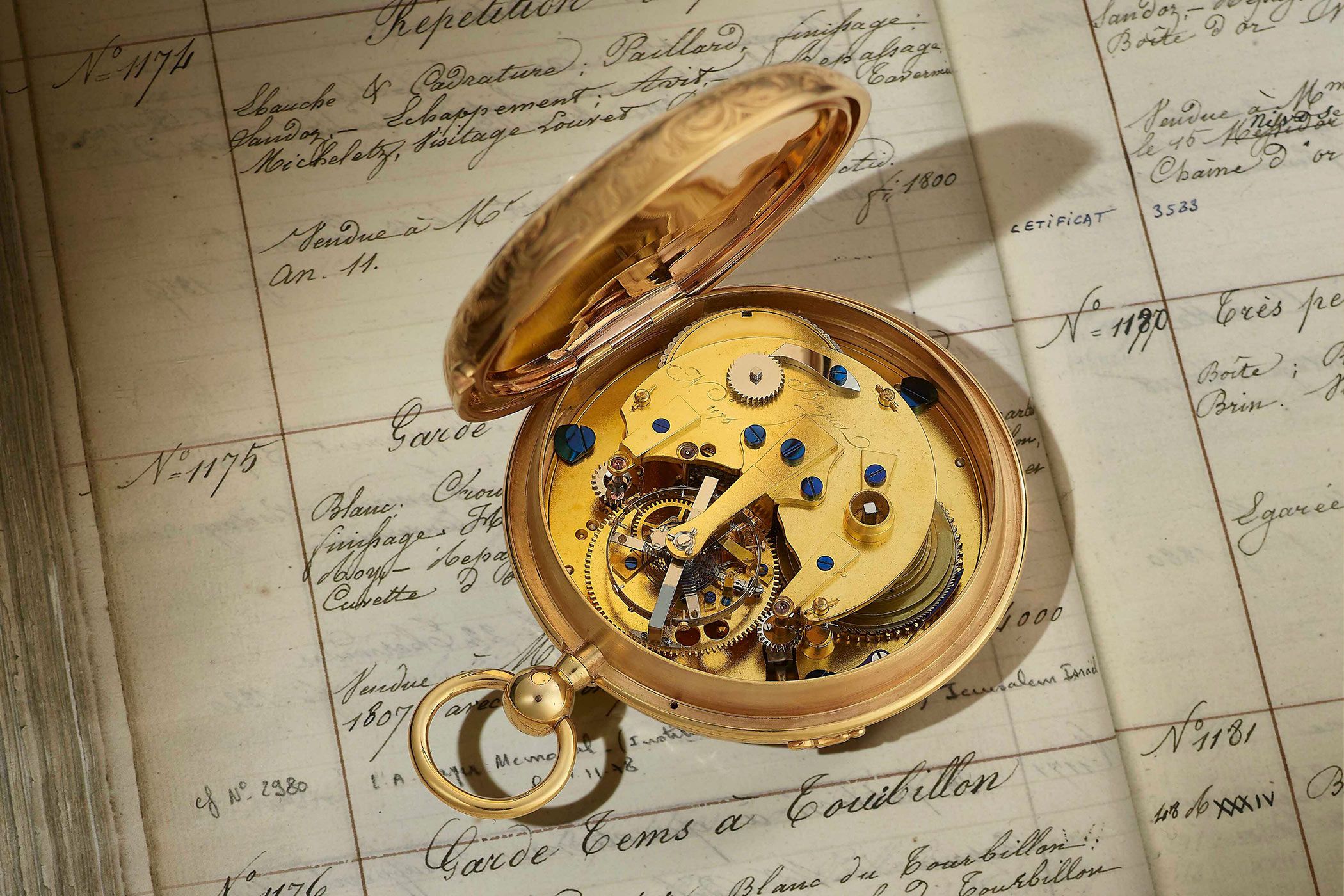 The tourbillon No. 1176 was one of Breguet’s first ever tourbillon pocket watches to appear. d.jpg