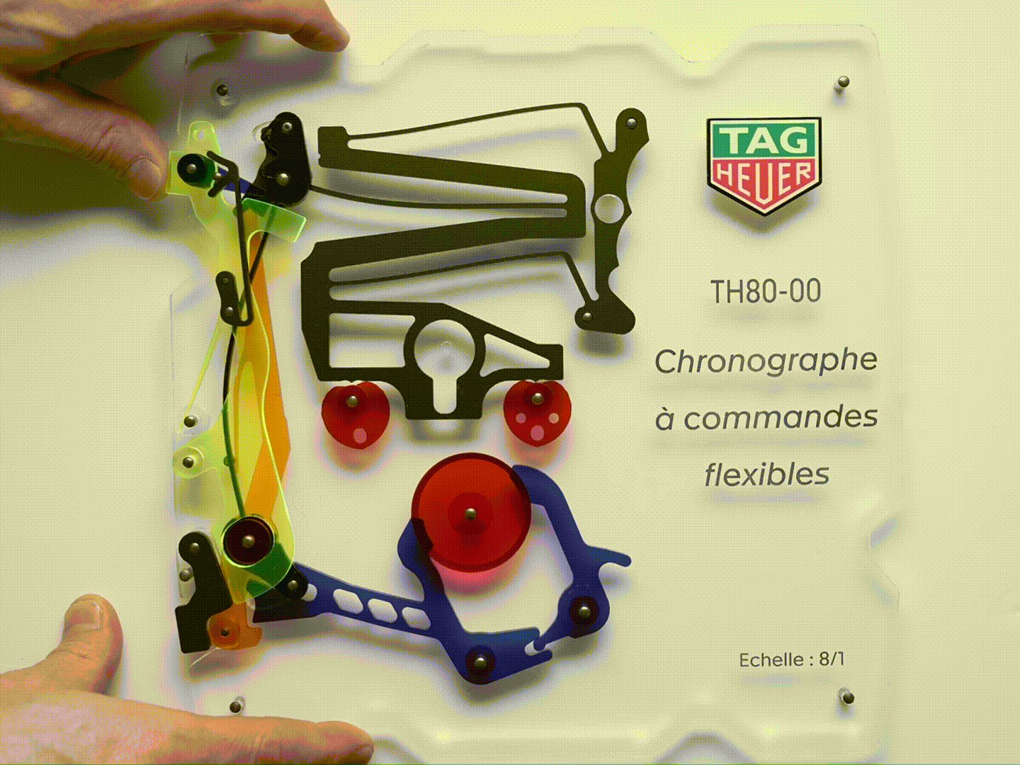 Video showing TAG Heuer Monaco Evergraph compliant mechanism and chronograph switching system demonstration