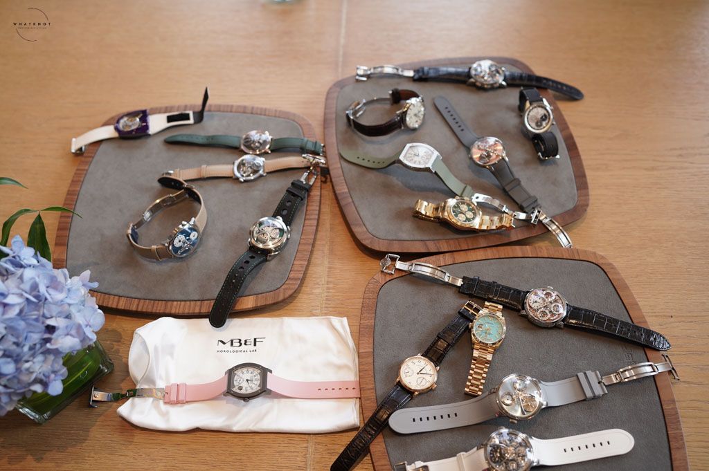 State of the Collection photo featuring luxury watch collection display at a collector watch meet