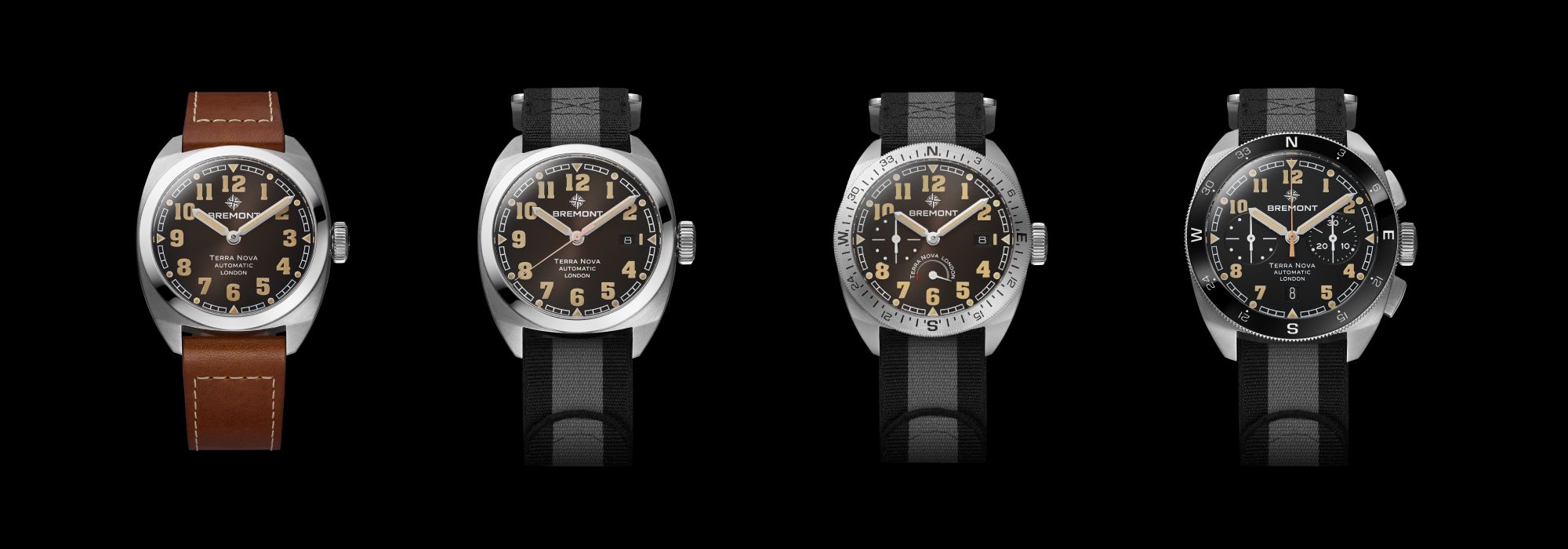 Watches And Wonders 2024: The Terra Nova Field Watch Collection Debuts At Bremont In Four Case Sizes And Specifications