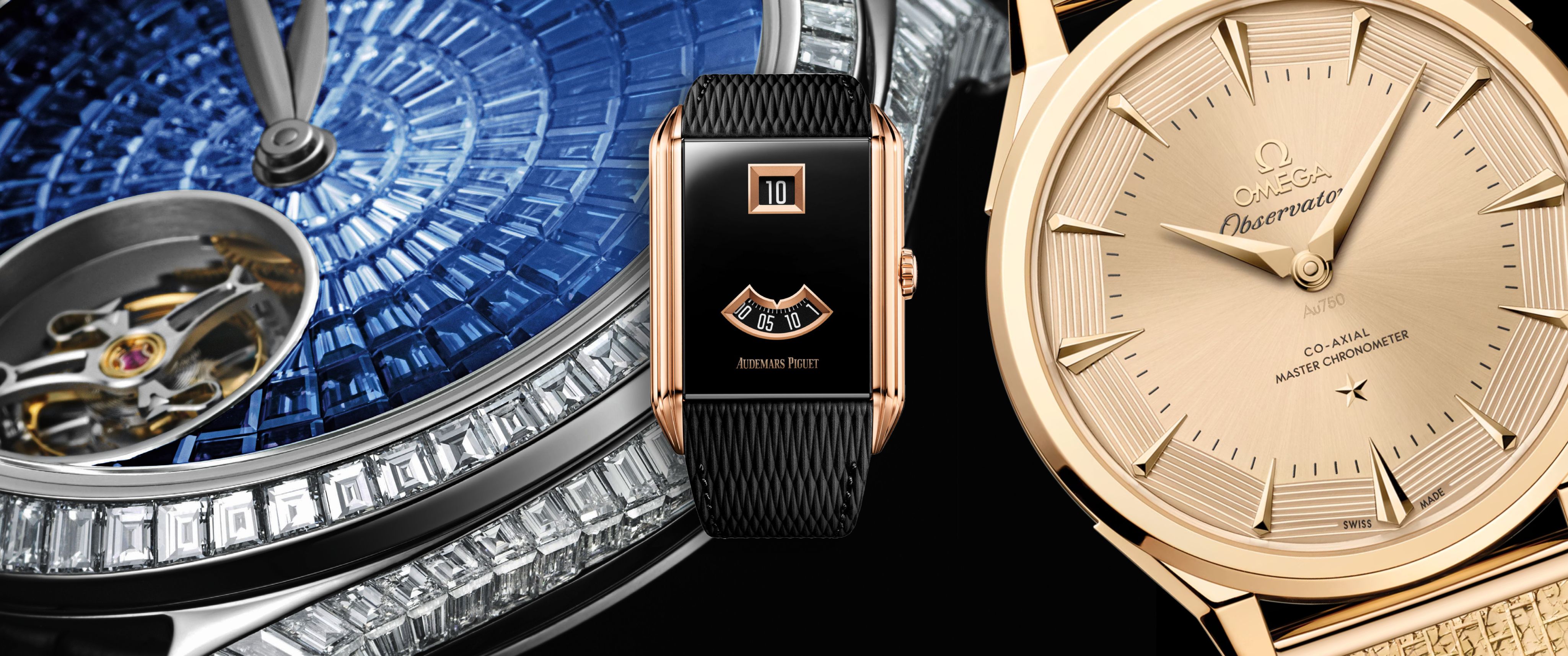 Luxury watches showcasing watchmaking design trends and styles