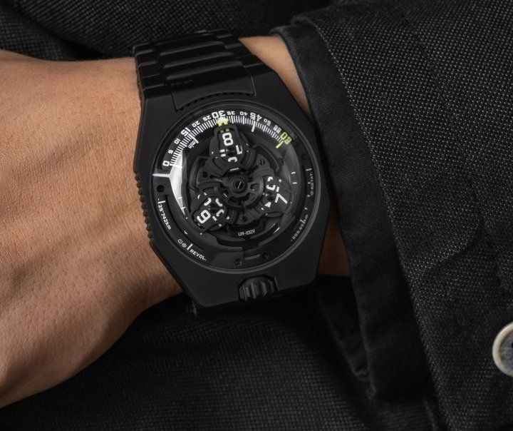 The UR-100V In Full Black Titanium Jacket