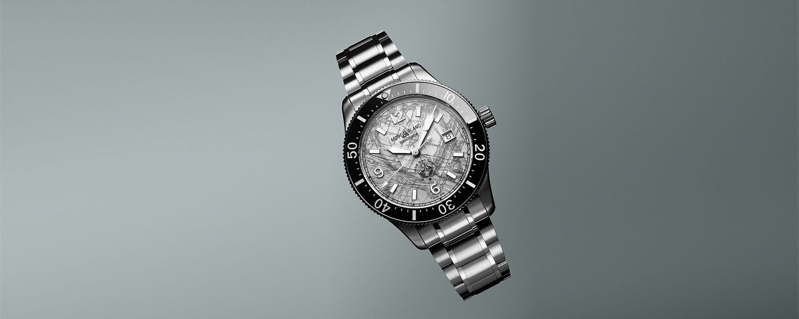 Watches And Wonders 2023: Mont Blanc: The 1858 Iced Sea Automatic Date Makes A Comeback In Grey And A Boutique Exclusive Green Dial