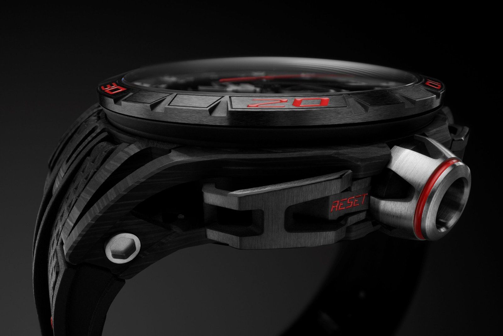 The Excalibur Spider Flyback Chronograph Crown