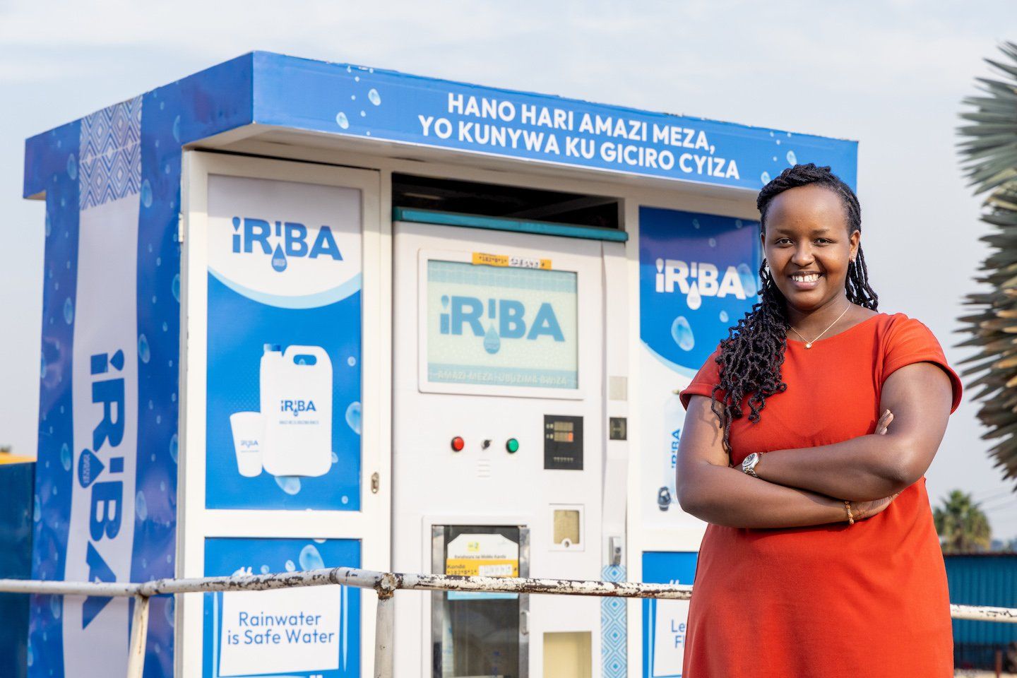 Yvette Ishimwe from Rwanda, founder of Iriba Water Group