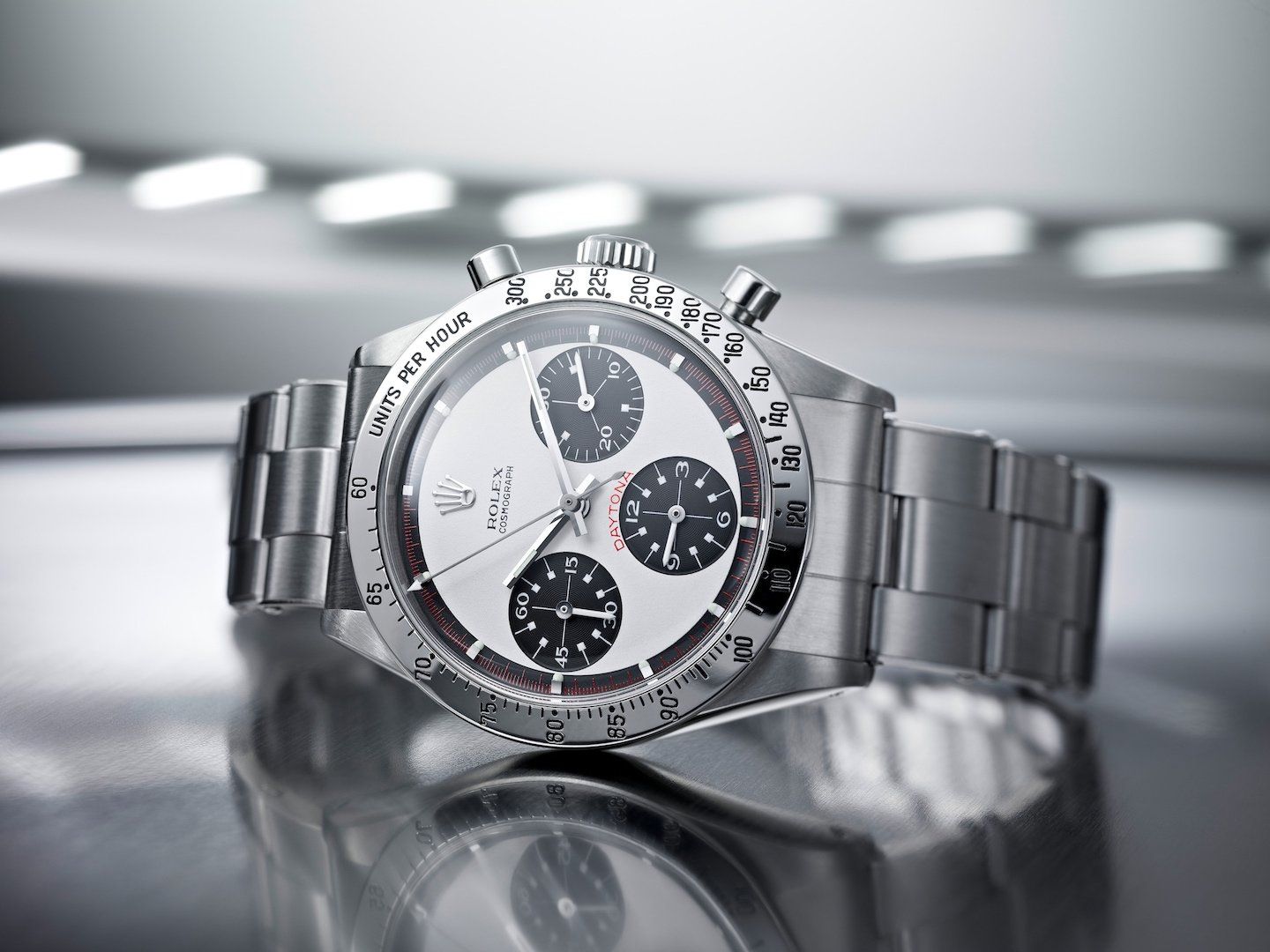 The cosmograph daytona with what is known as the ‘Paul Newman’ Dial  