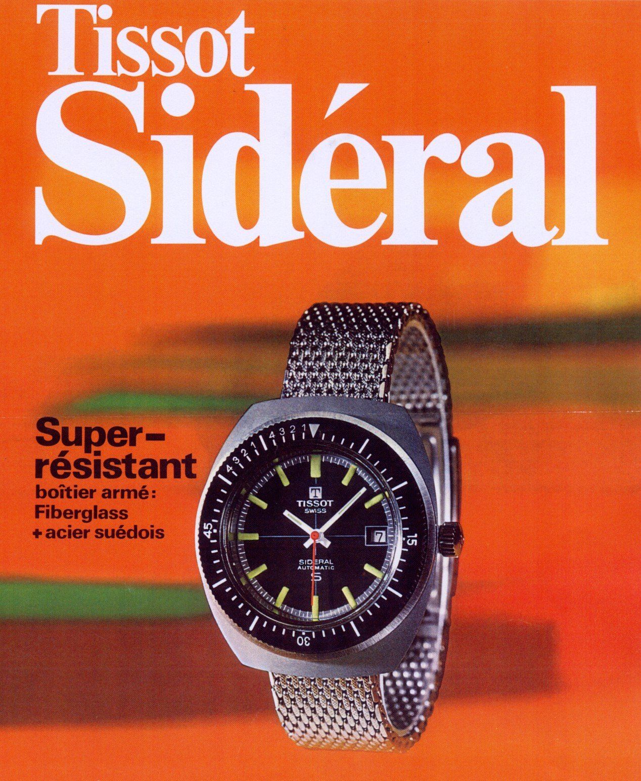 Tissot Sideral, 1969 Campaign Ad