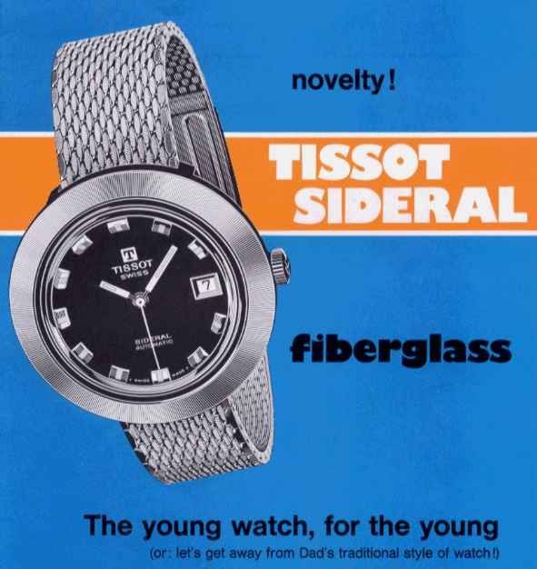 Tissot Sideral 1970 Museum Collection Ad campaign 