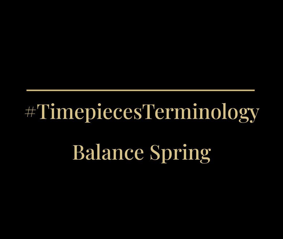 Balance Spring