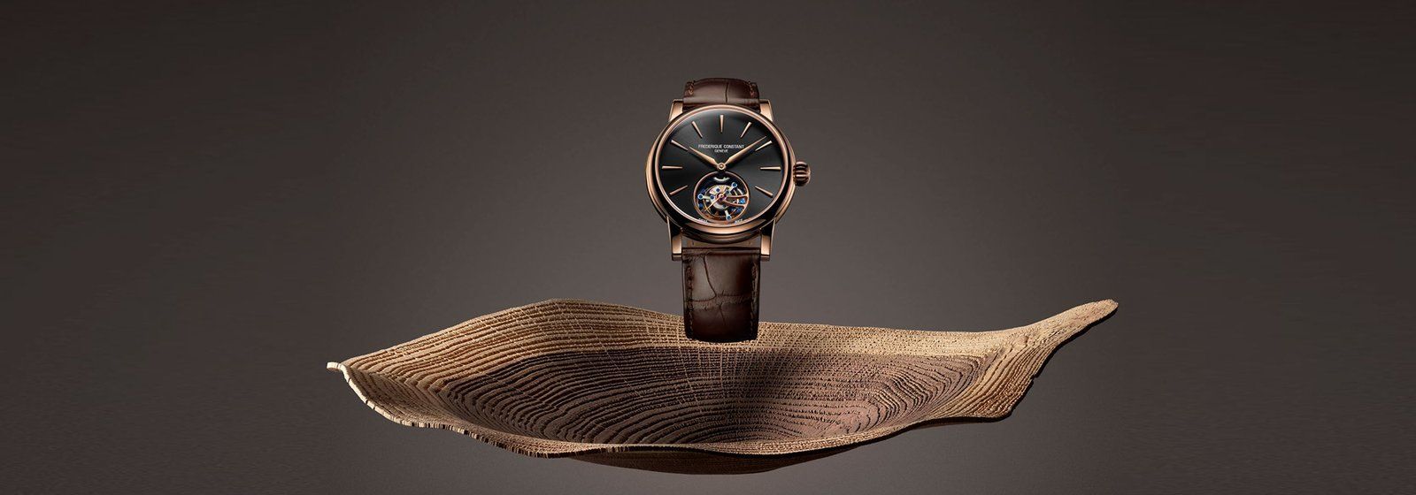 Self-winding mechanical A-500 caliber of the Angelus Chronodate