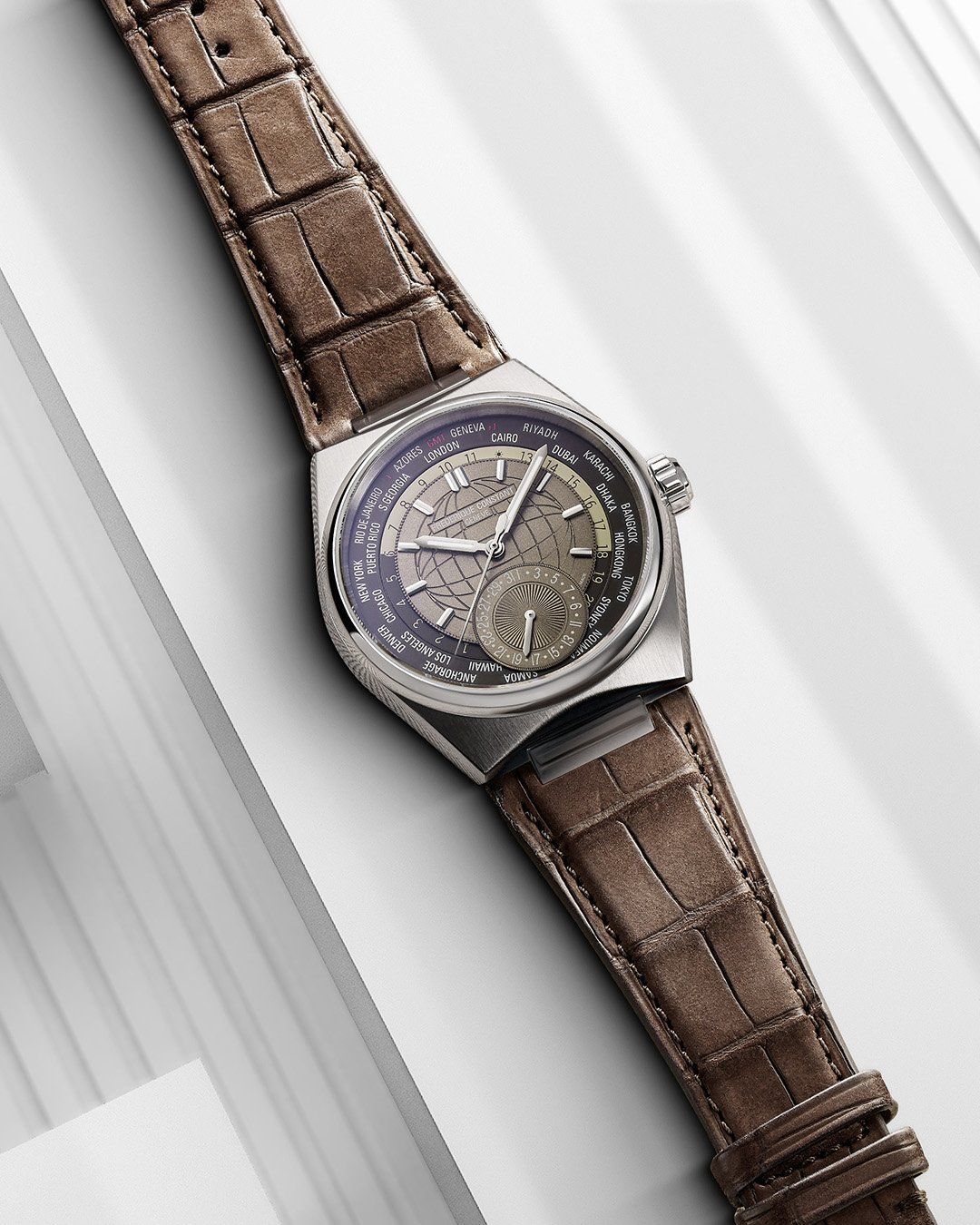 Frederique Constant expands its worldtimer series with the release of the all-new Highlife Worldtimer