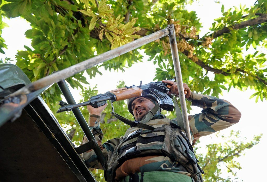 BSF Jawan Bhageerath Singh serving in Srinagar, Kashmir