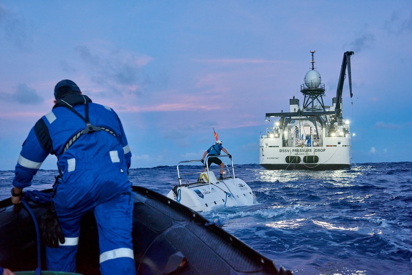 Vescovo descended nearly 36,000 feet into the Challenger Deep of the Mariana Trench