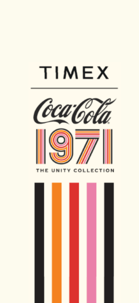 Timex gets groovy with the Coca-Cola 1971 Unity Collection